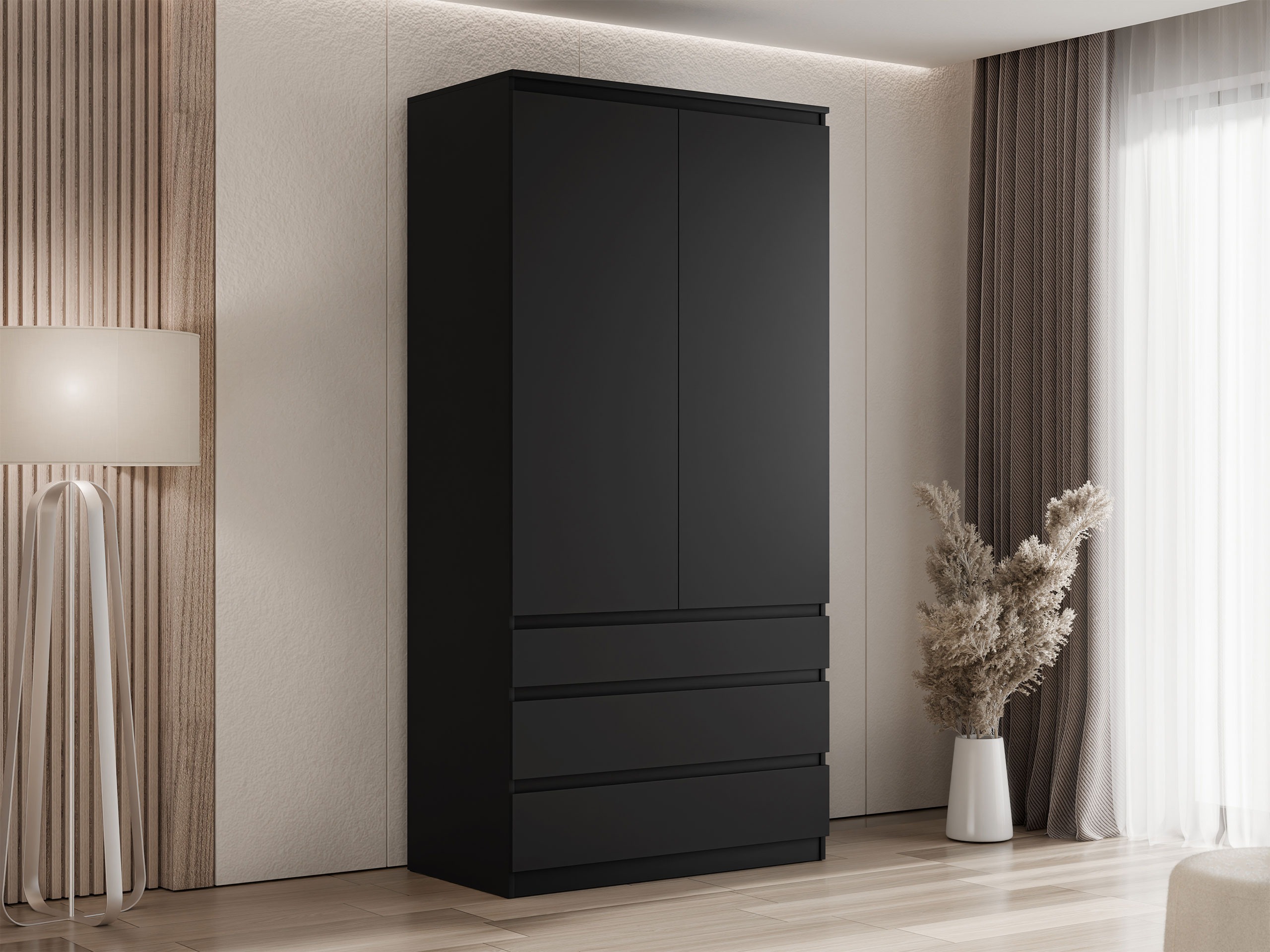 Wardrobe Comfivo Structor (Black)