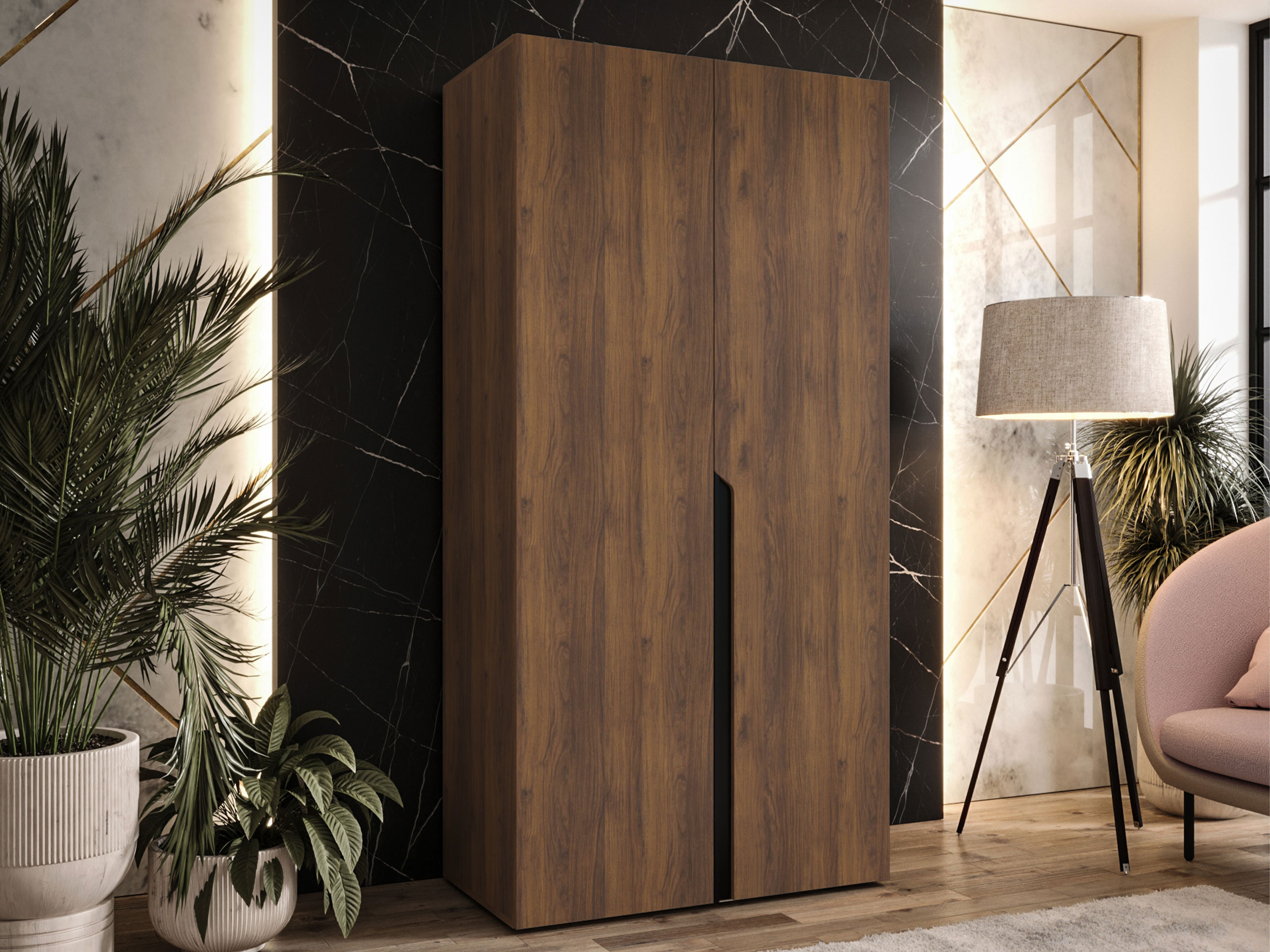 Wardrobe Hartford 579 (Walnut)