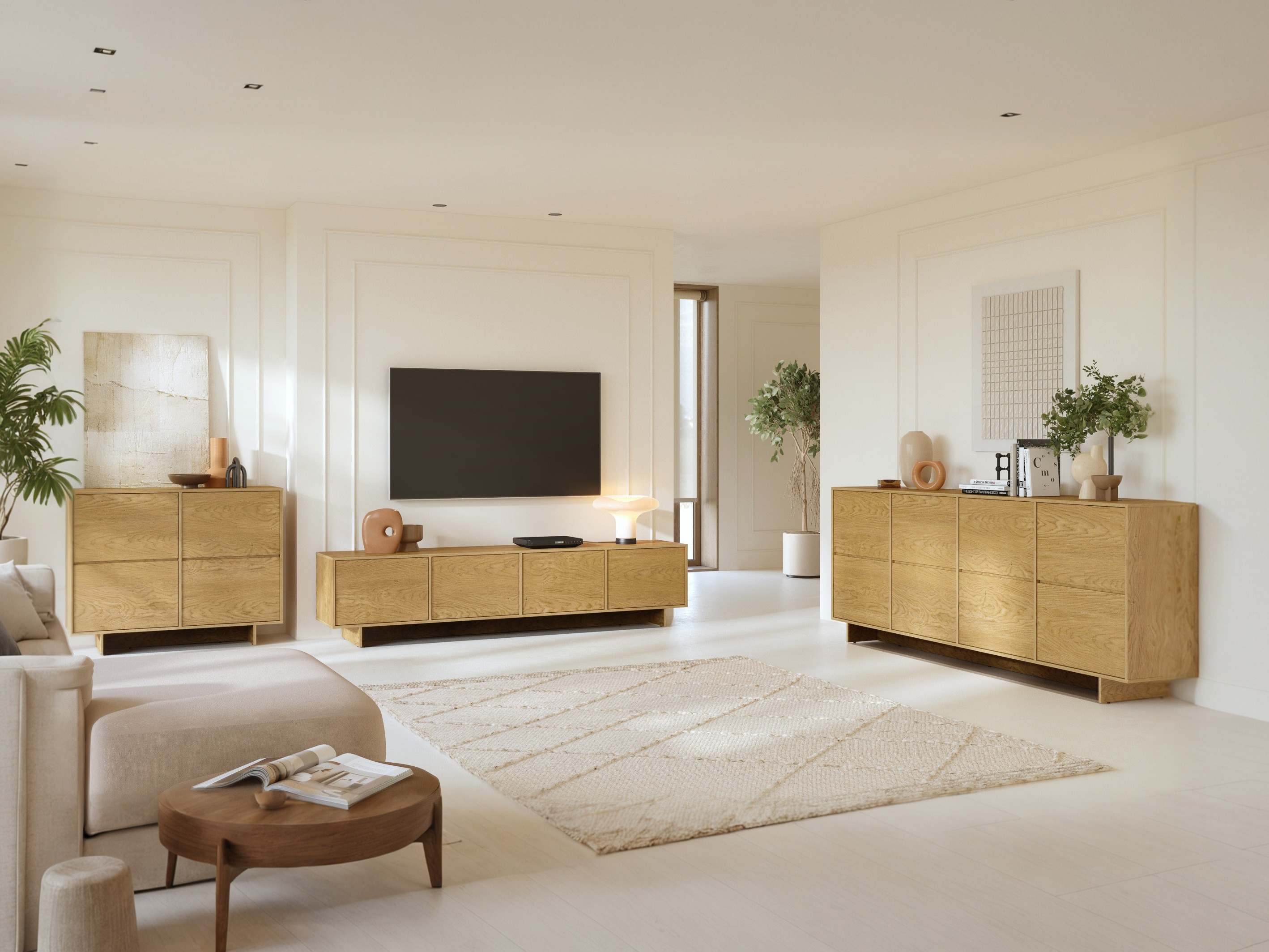 Living room set Cavbali 103 (Light wood)