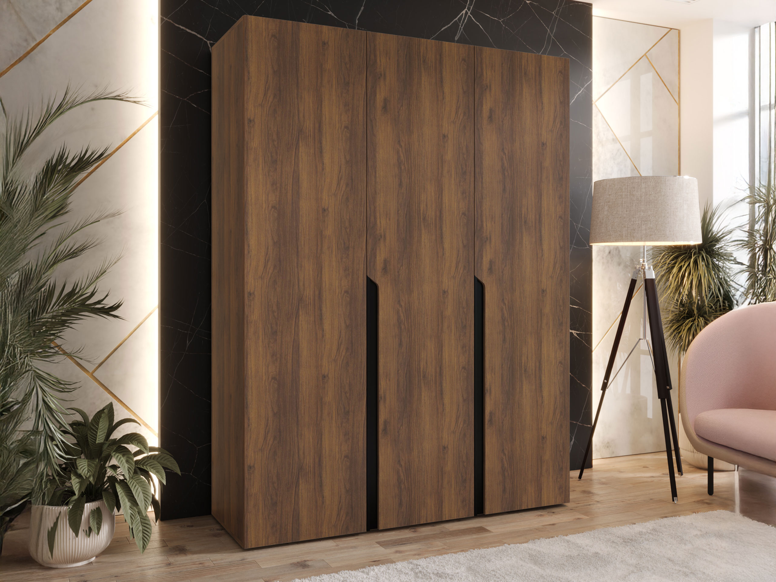 Wardrobe Hartford 580 (Walnut)