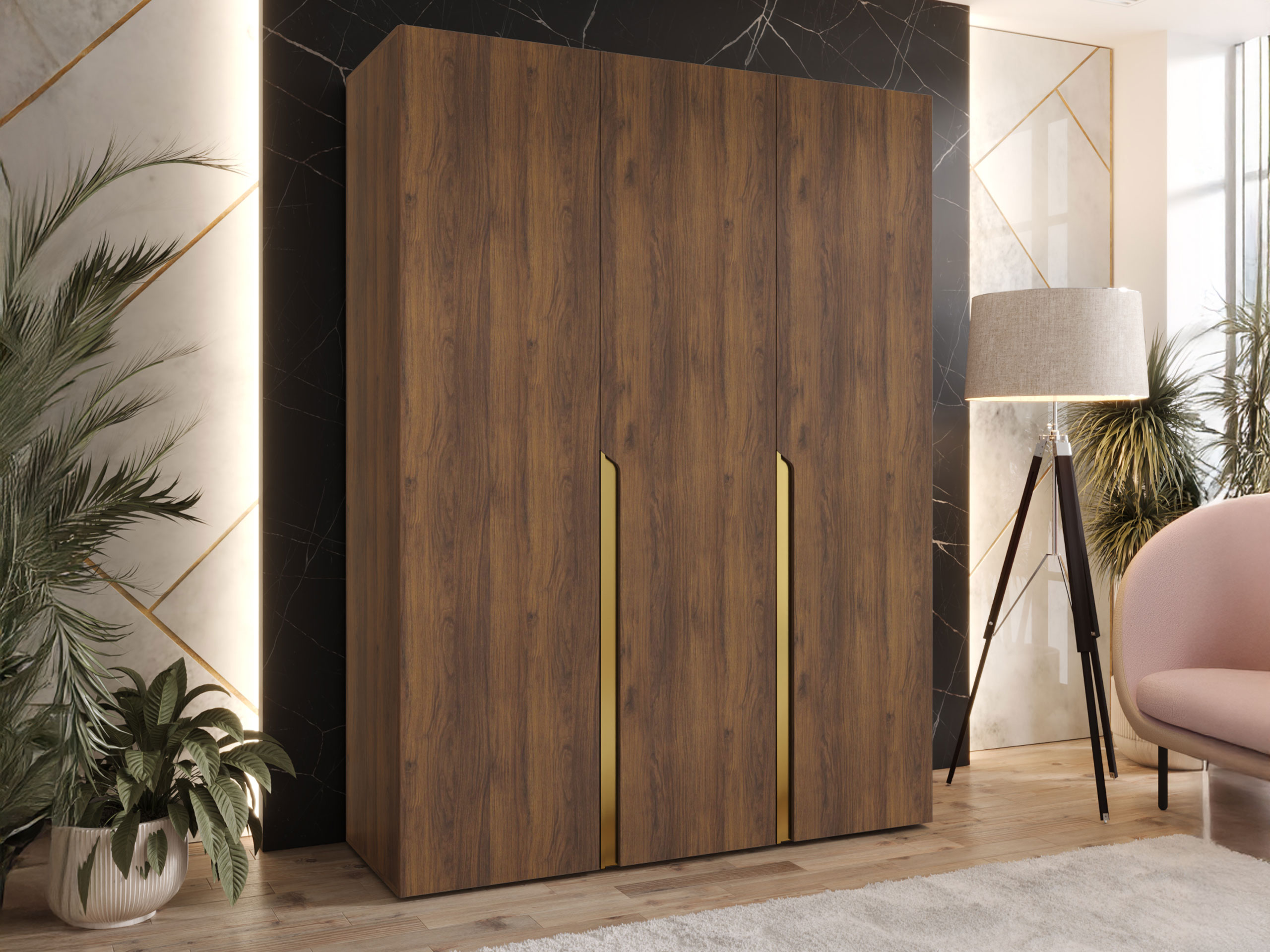 Wardrobe Hartford 580 (Walnut)