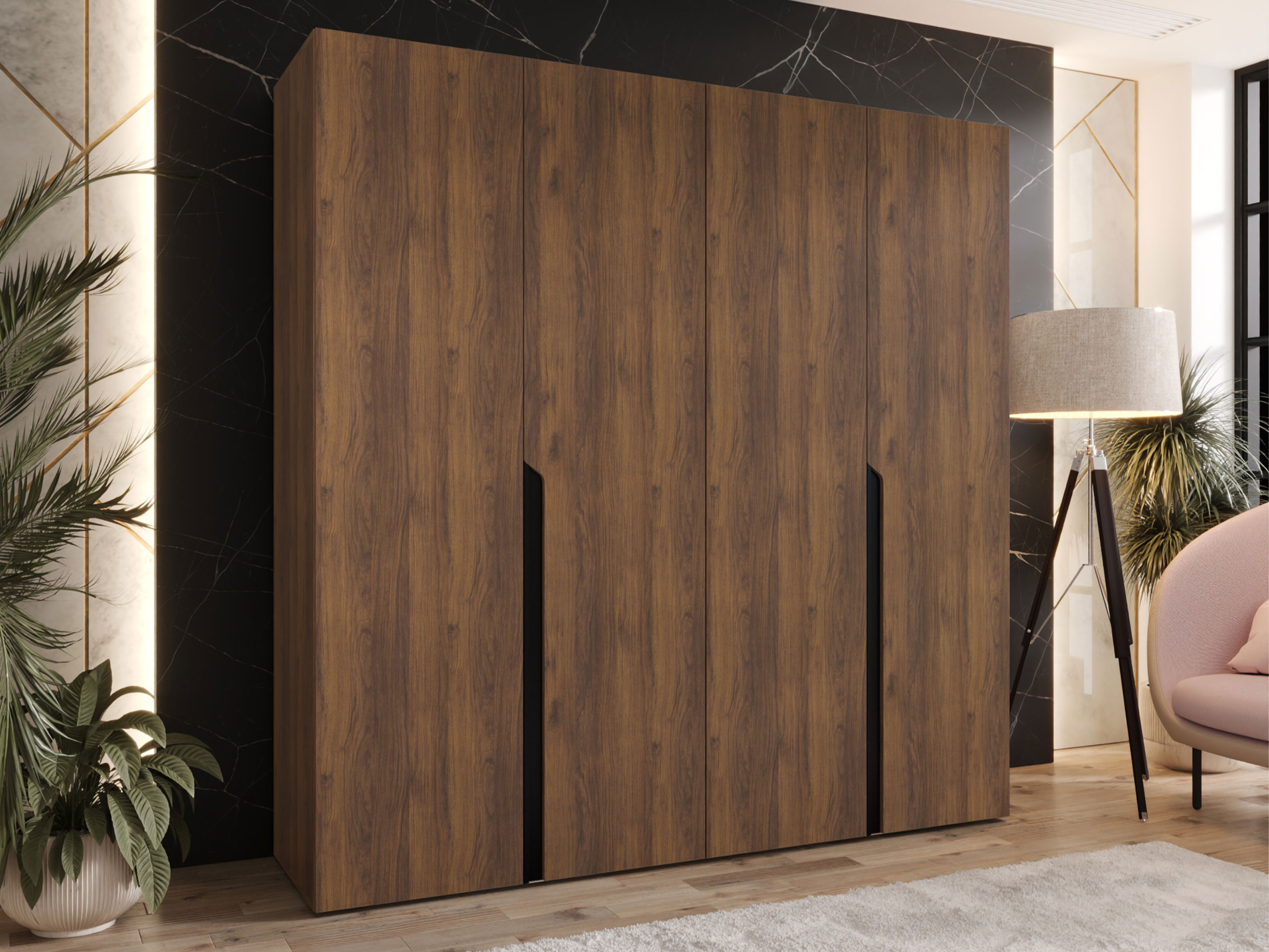 Wardrobe Hartford 581 (Walnut)