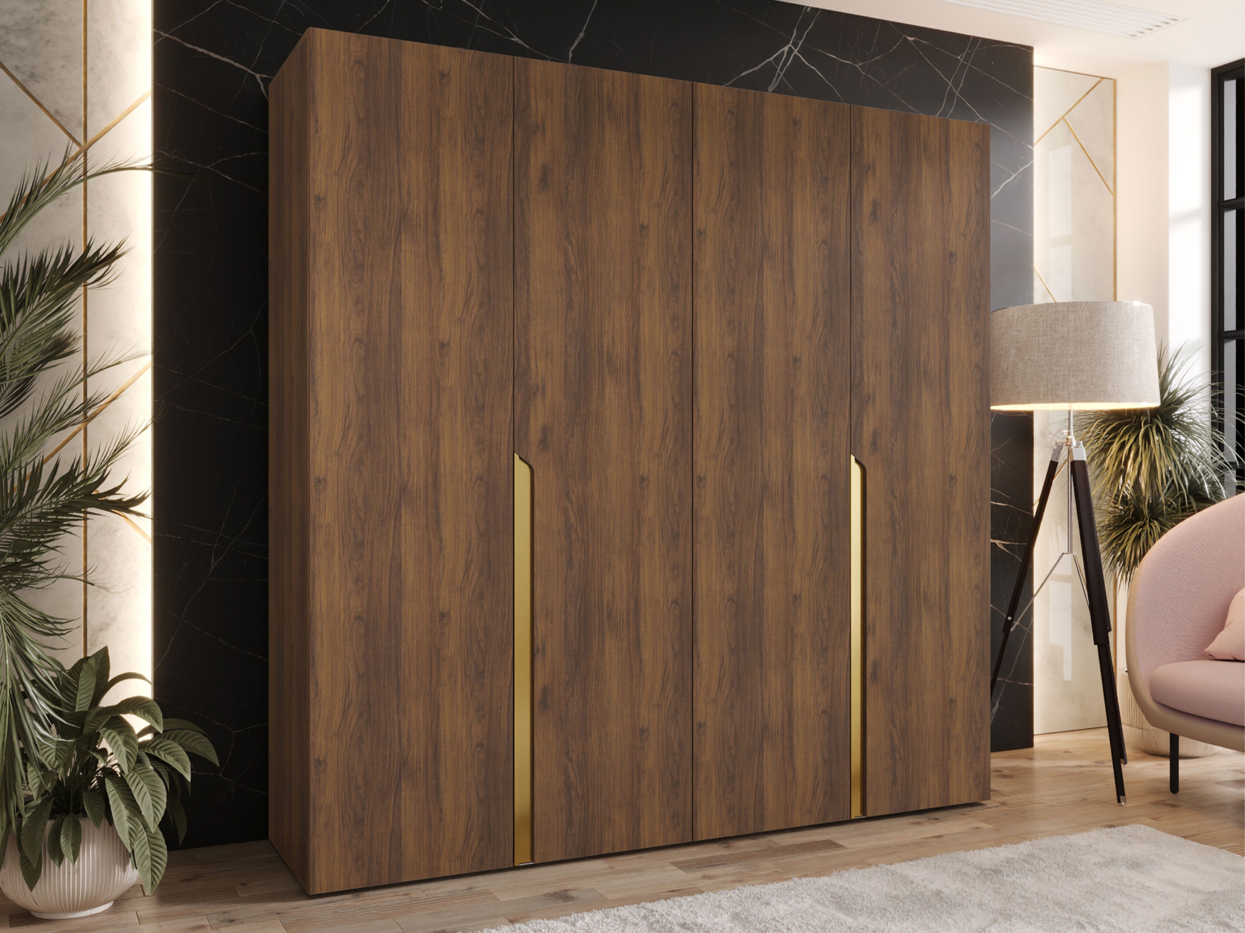 Wardrobe Hartford 581 (Walnut)