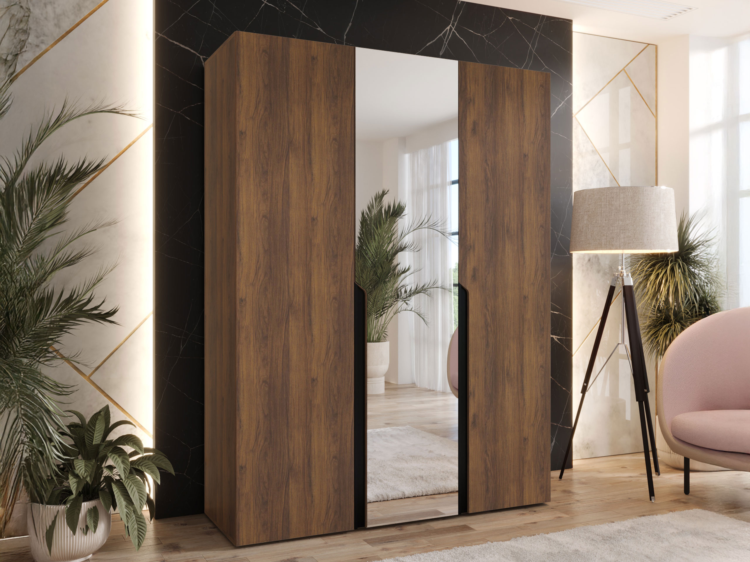 Wardrobe Hartford 585 (Walnut)