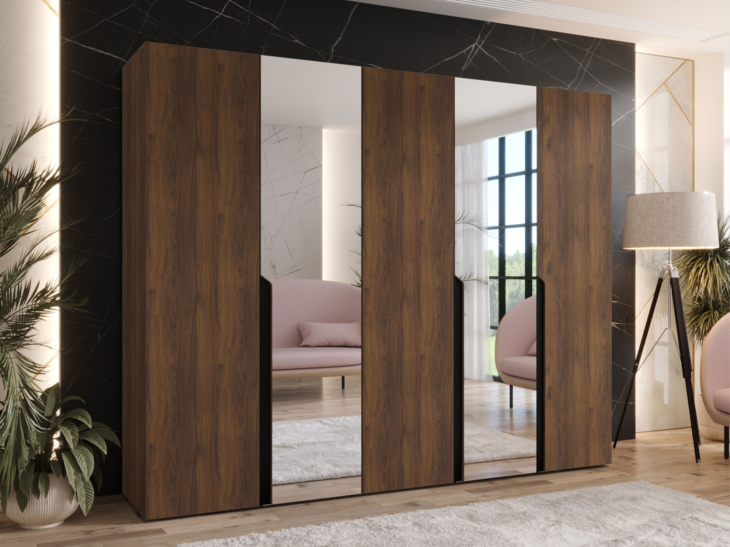 Wardrobe Hartford 587 (Walnut)