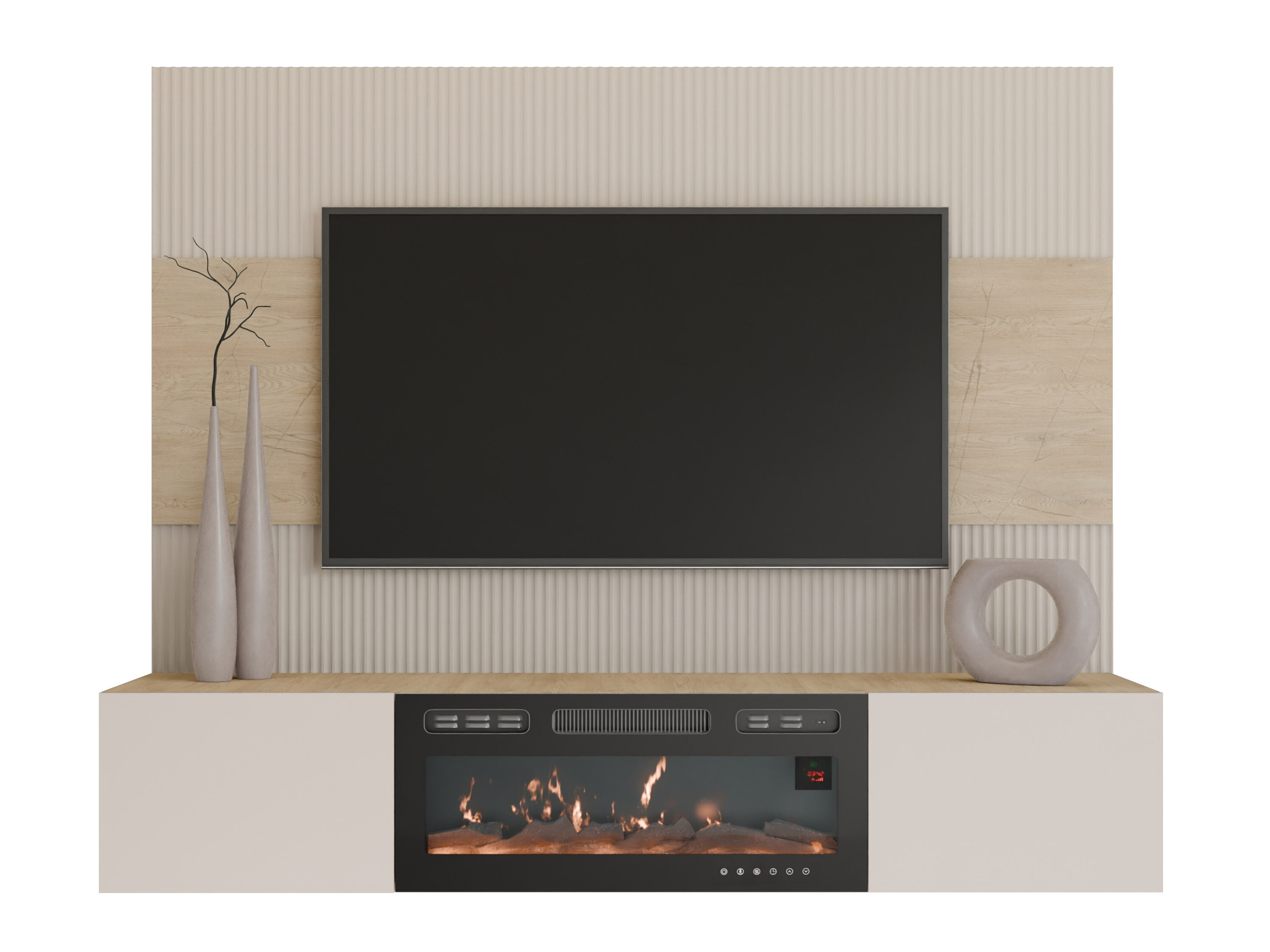 Living room set Comfivo Salix VII (Beige + Cremona oak)