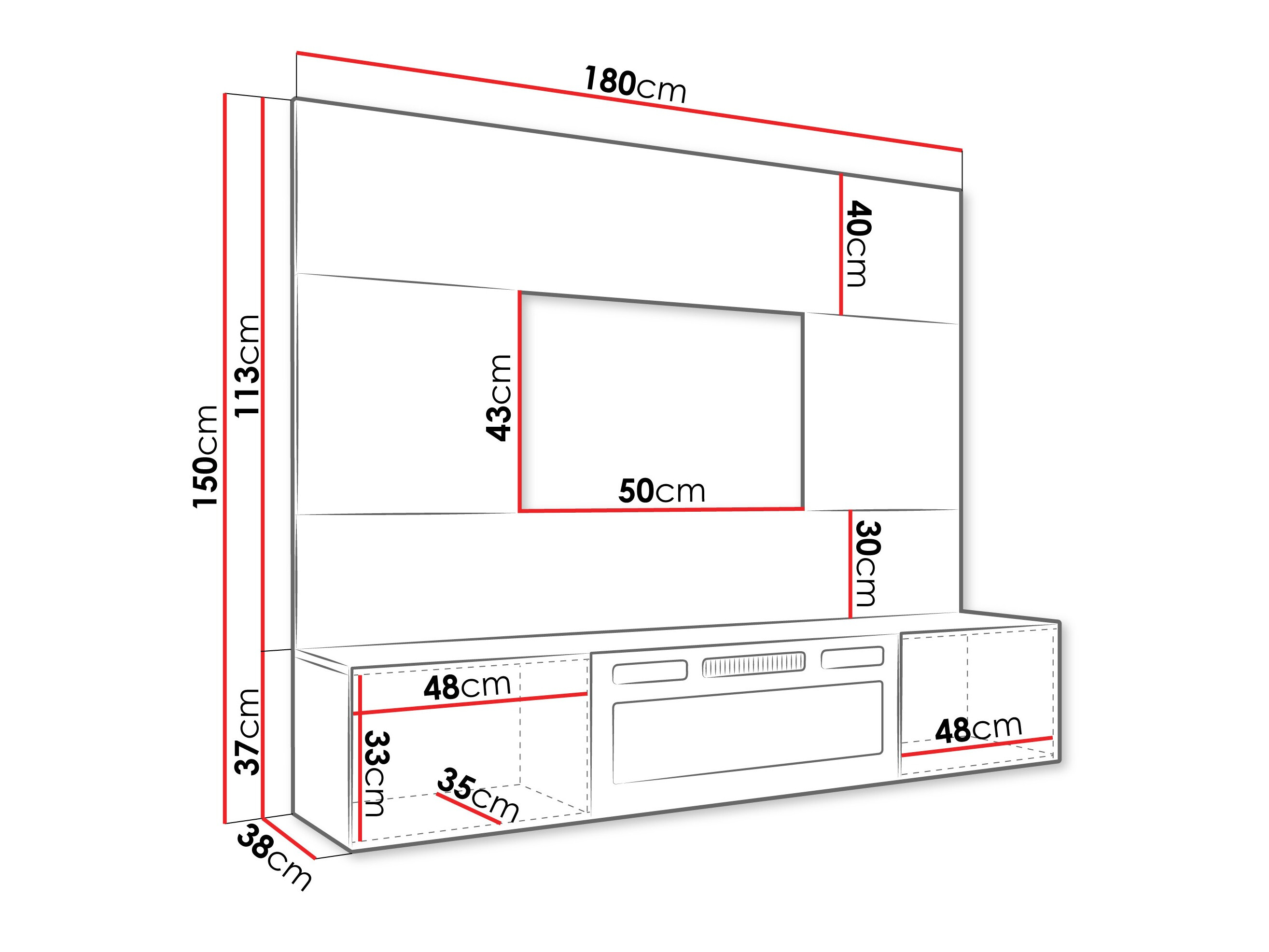 Living room set Comfivo Salix VII (White + White marble)