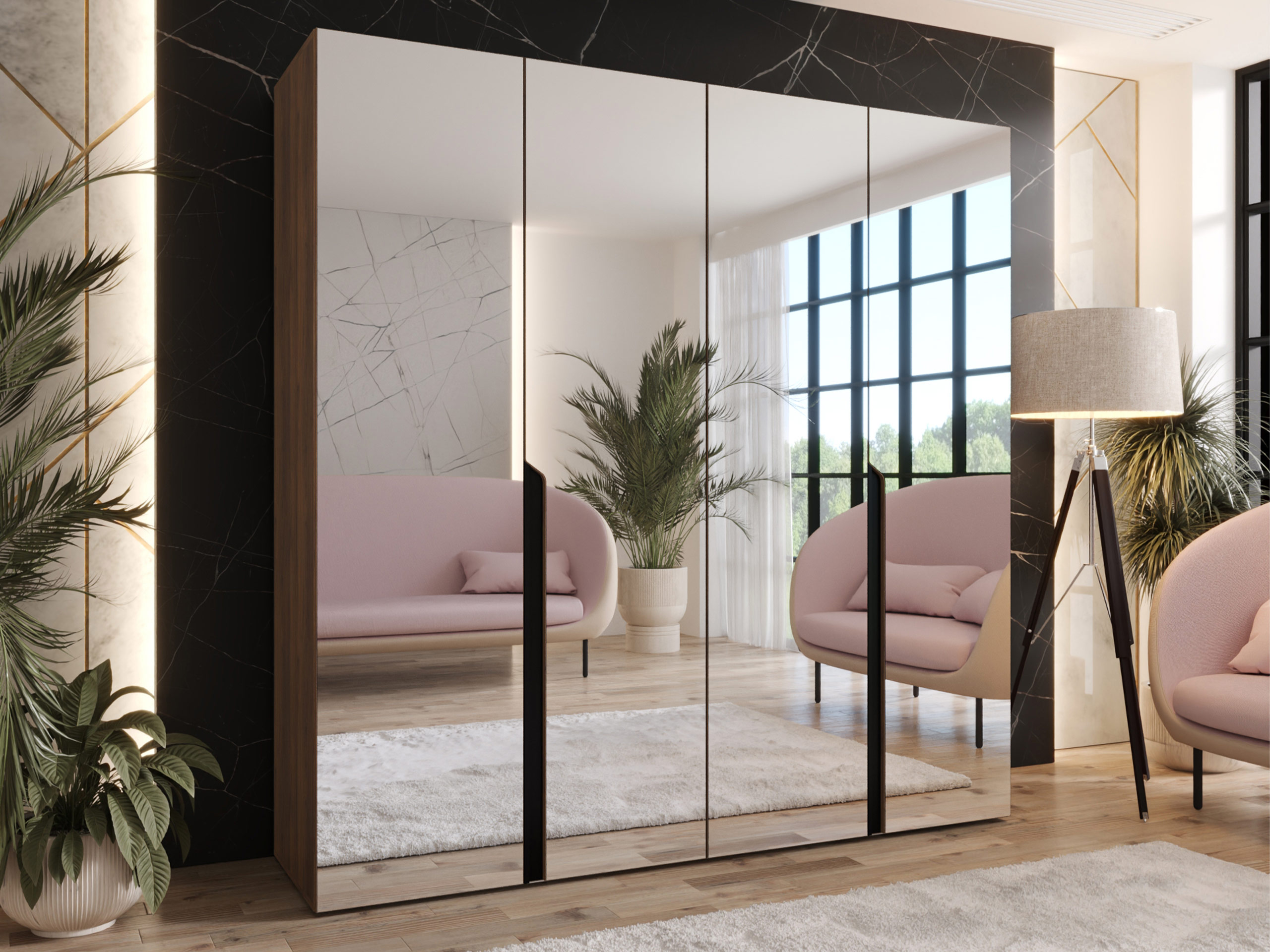 Wardrobe Hartford 591 (Walnut)