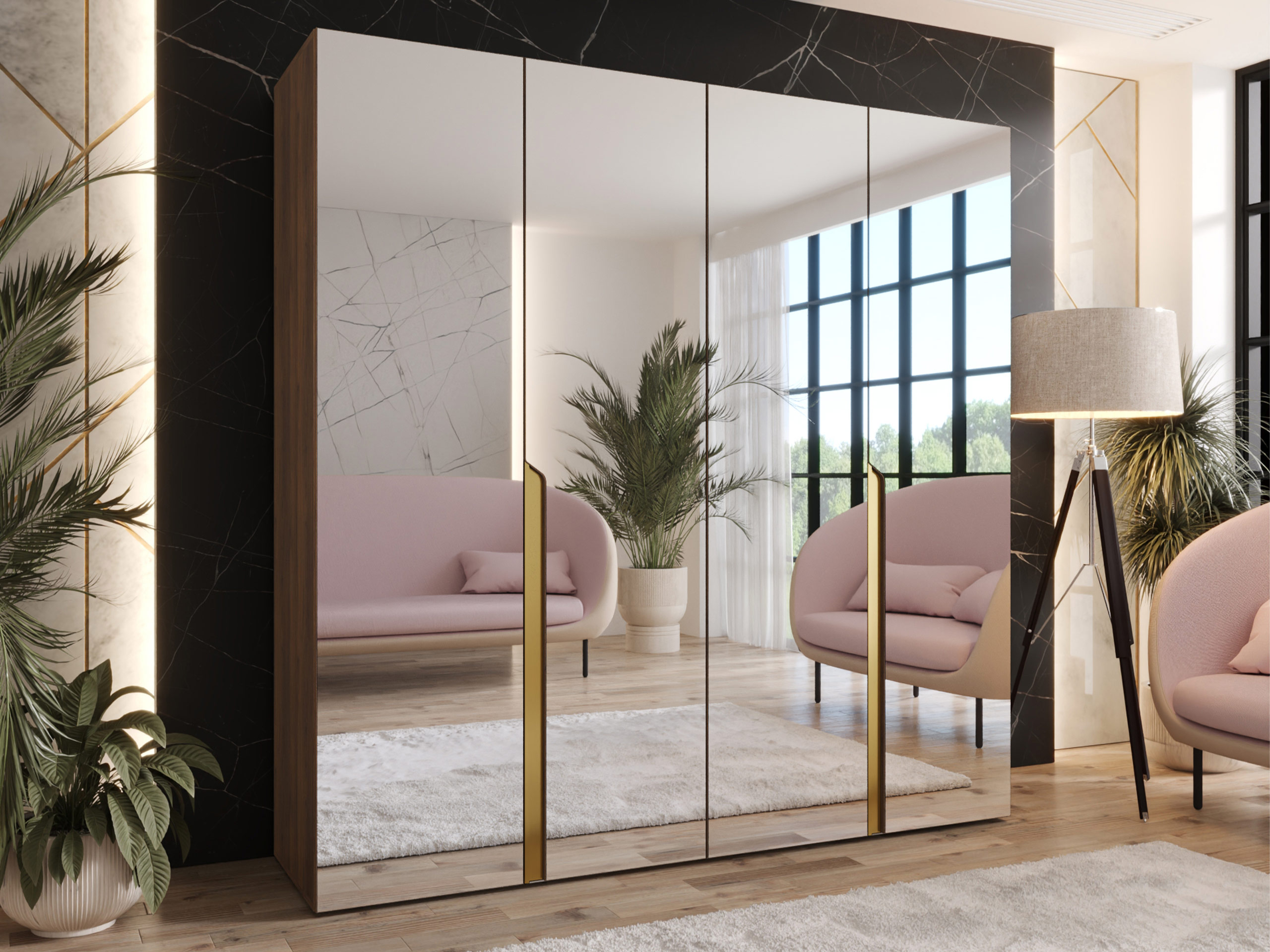 Wardrobe Hartford 591 (Walnut)