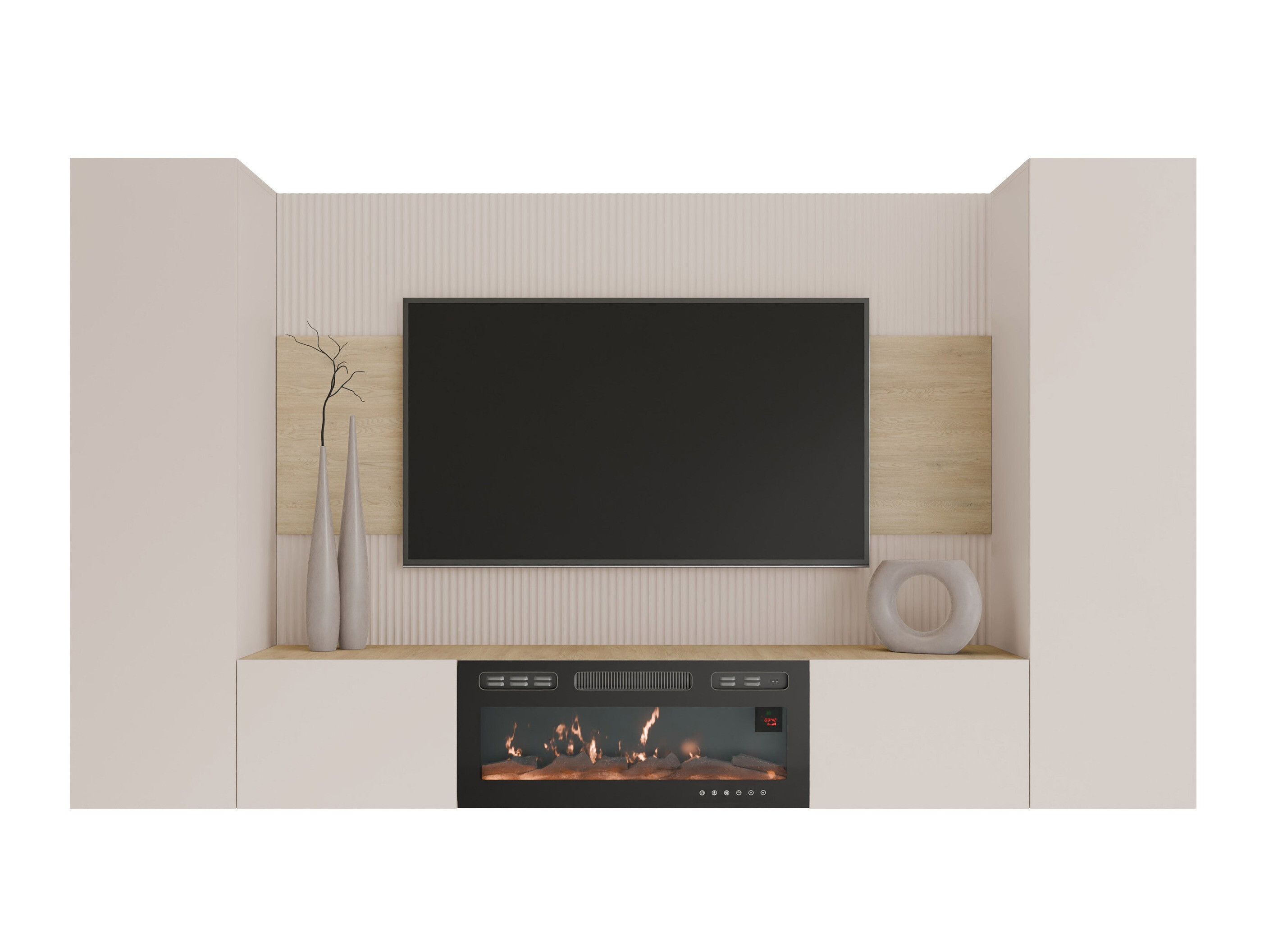 Living room set Comfivo Salix VIII (Beige + Cremona oak)