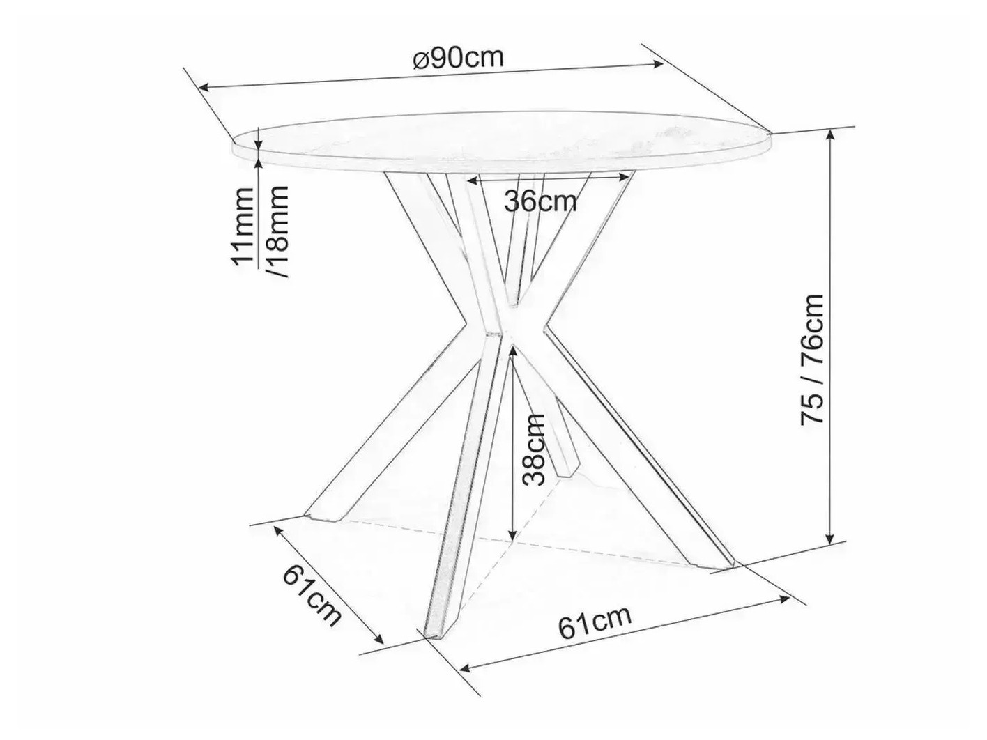 Table Detroit 1004