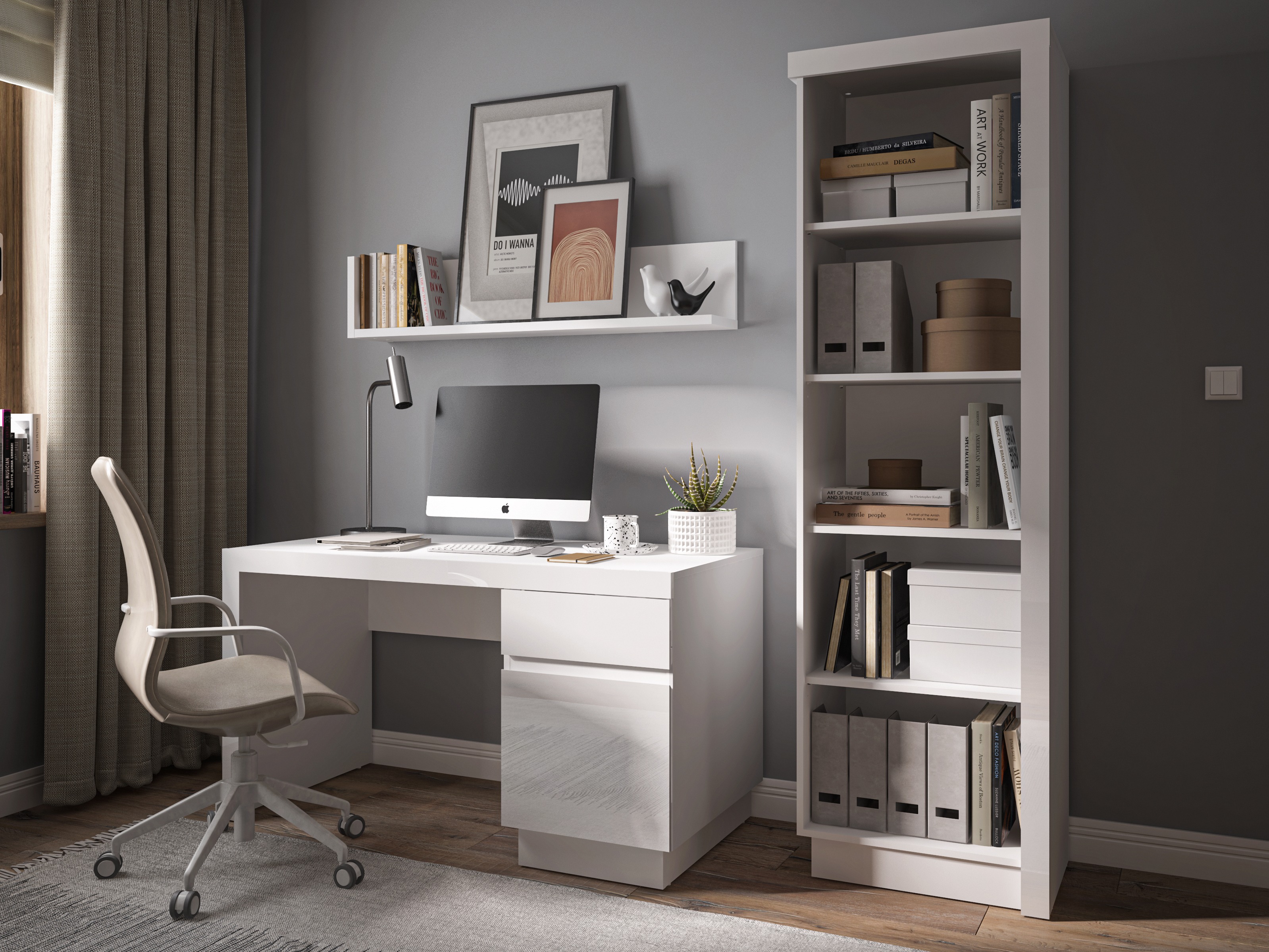 Bookcase Feldeli 129 (White)