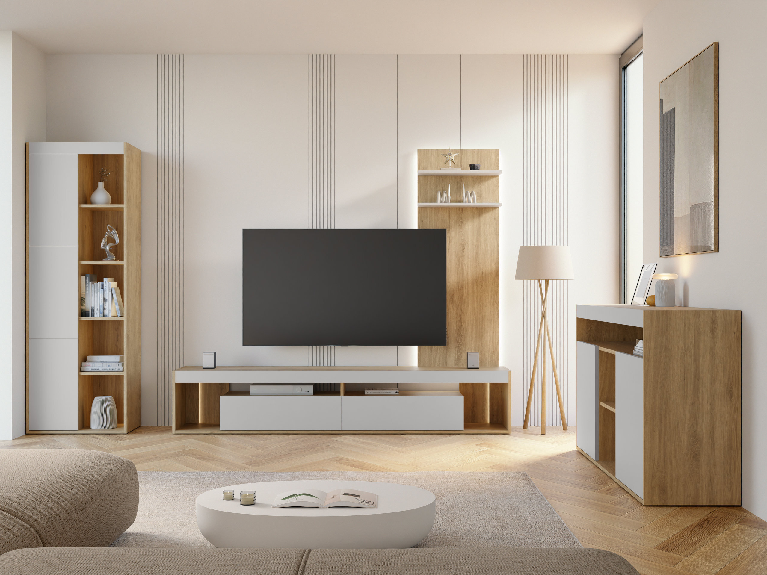 Bookcase Tenfioa 104