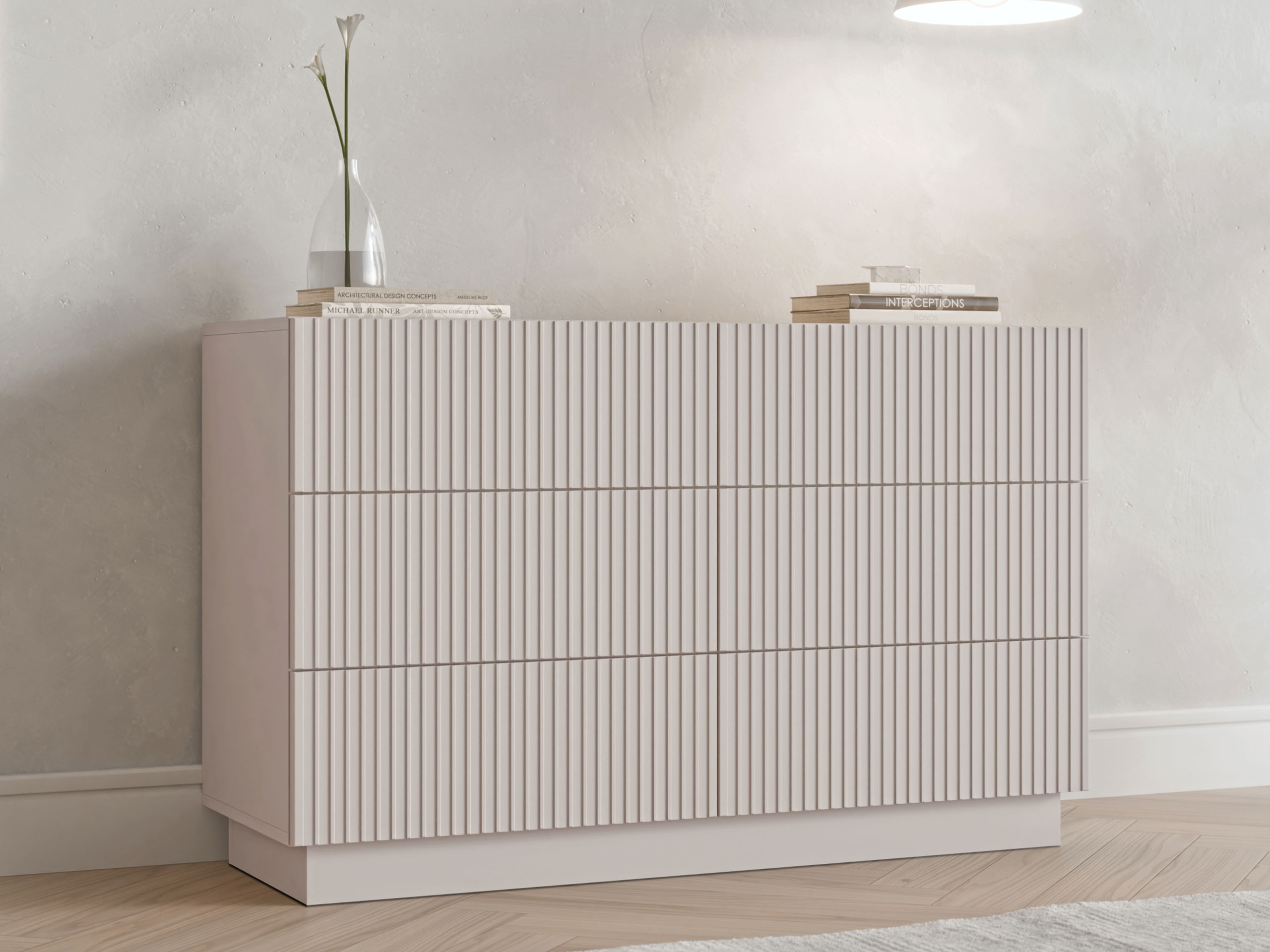 Chest of drawers Lusonu 108 (Cashmere)
