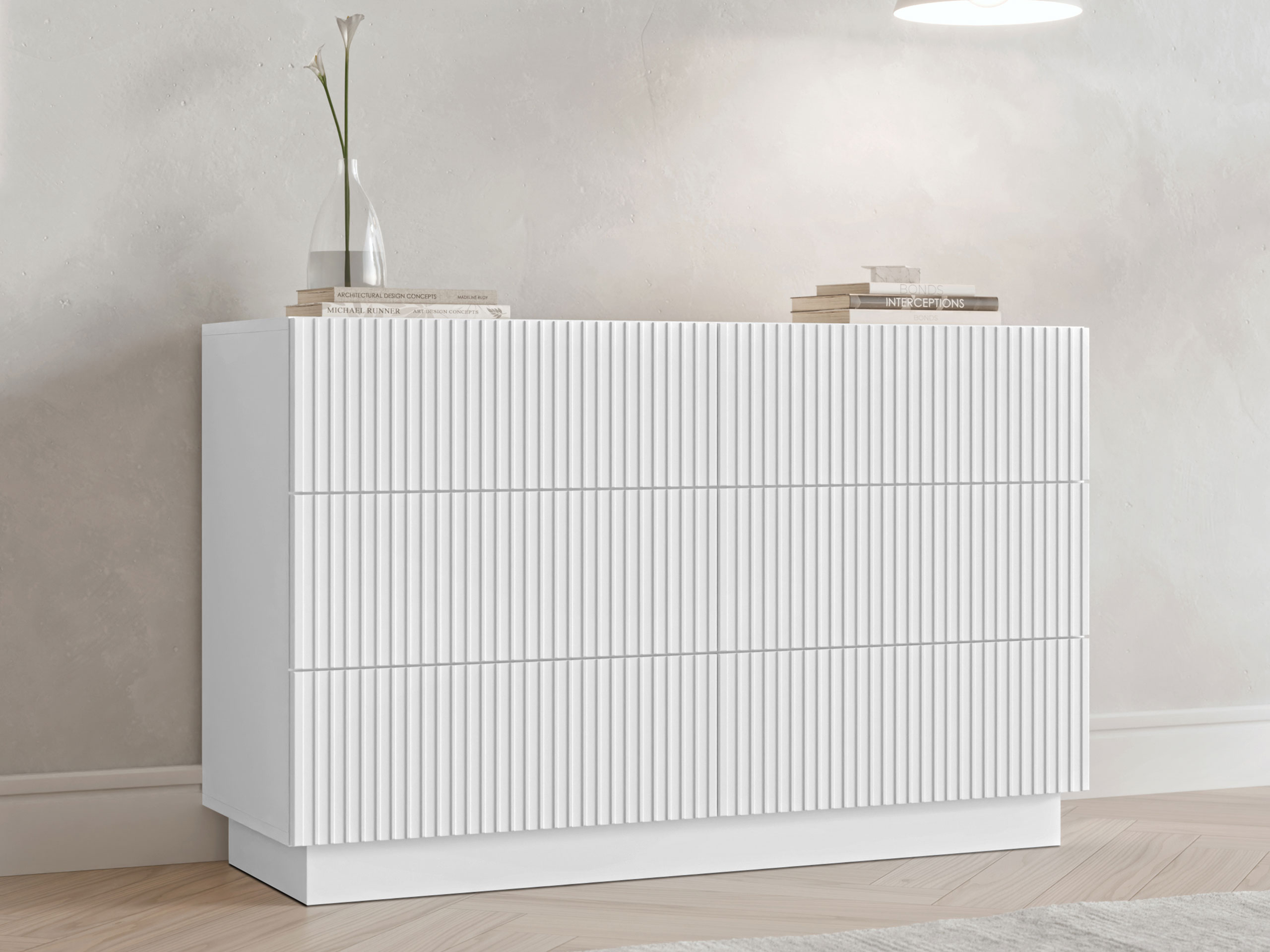 Chest of drawers Lusonu 108 (White)