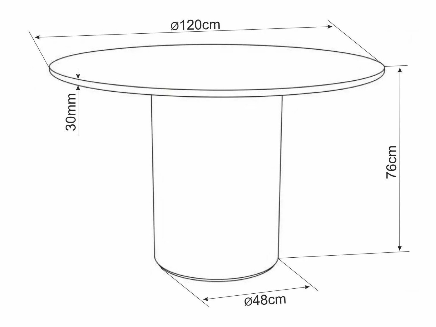 Table Detroit 1005 (Walnut)
