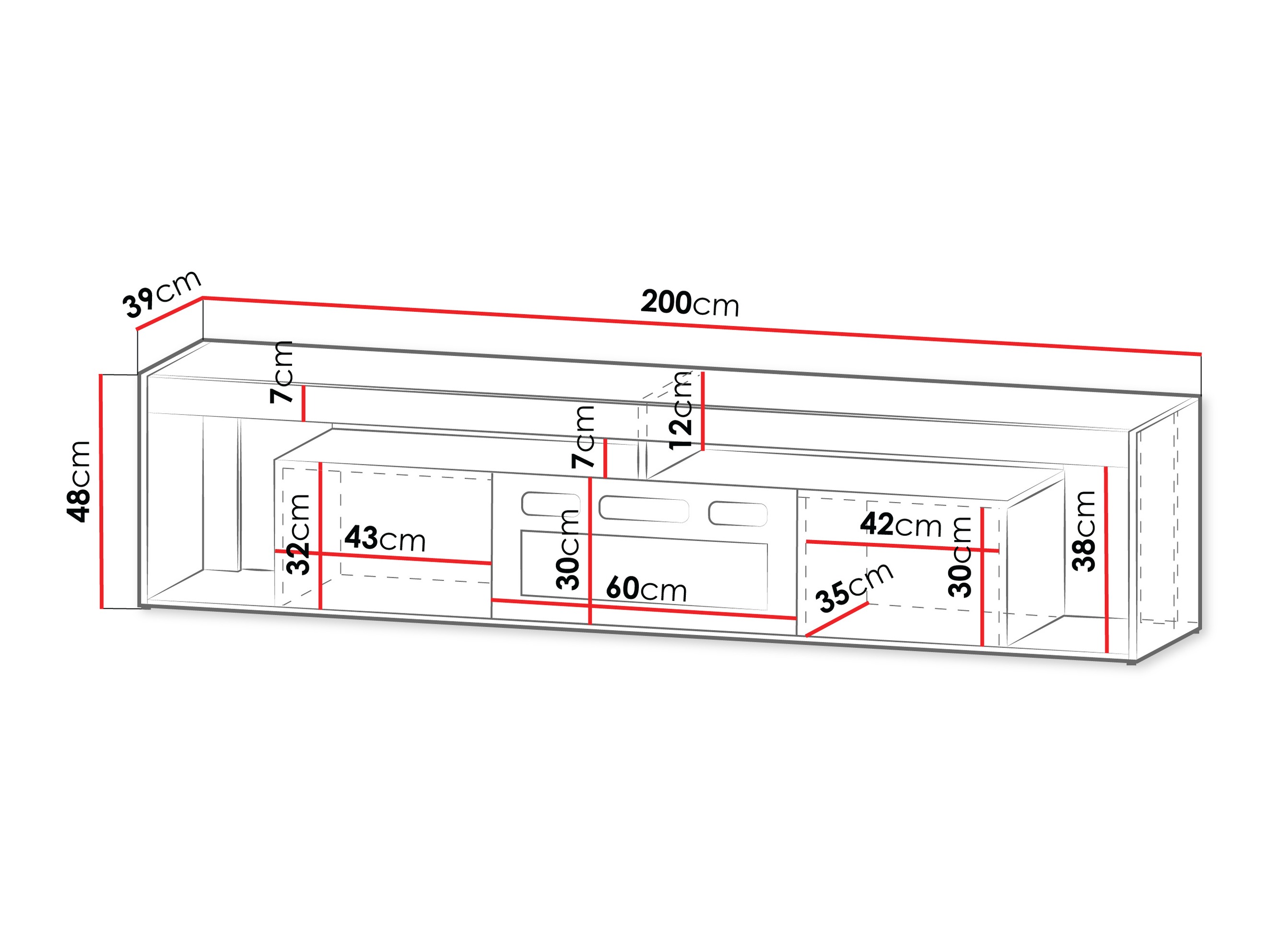 TV stand Tenfioa 103