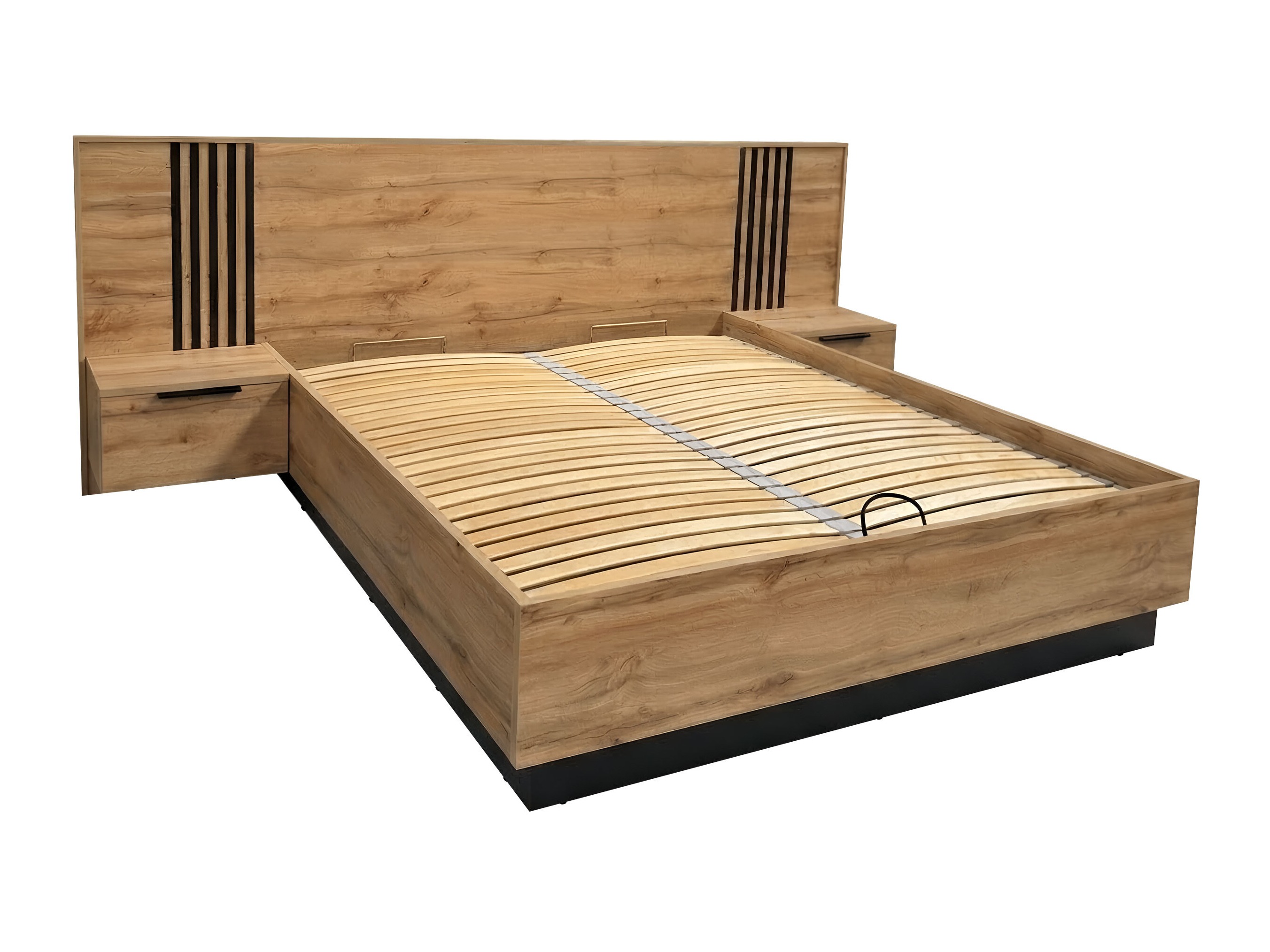 Bed Collis (Wotan Oak + Black)