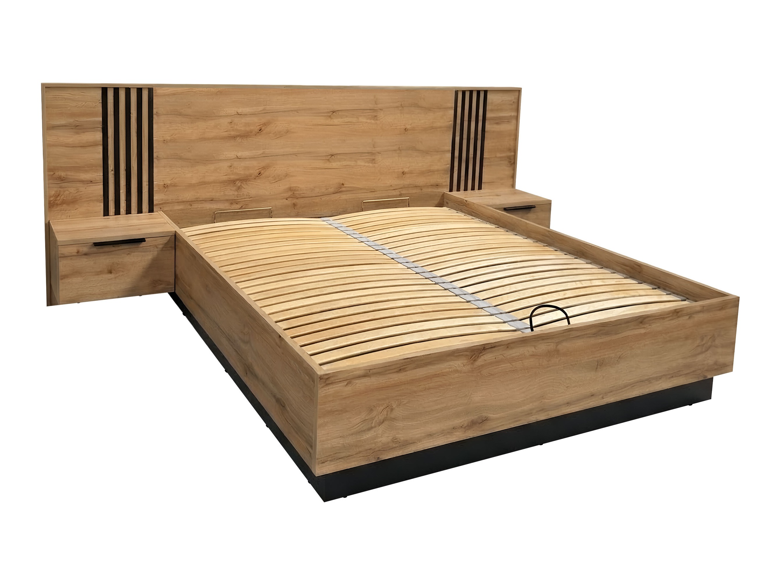 Bed Collis (Wotan Oak + White)