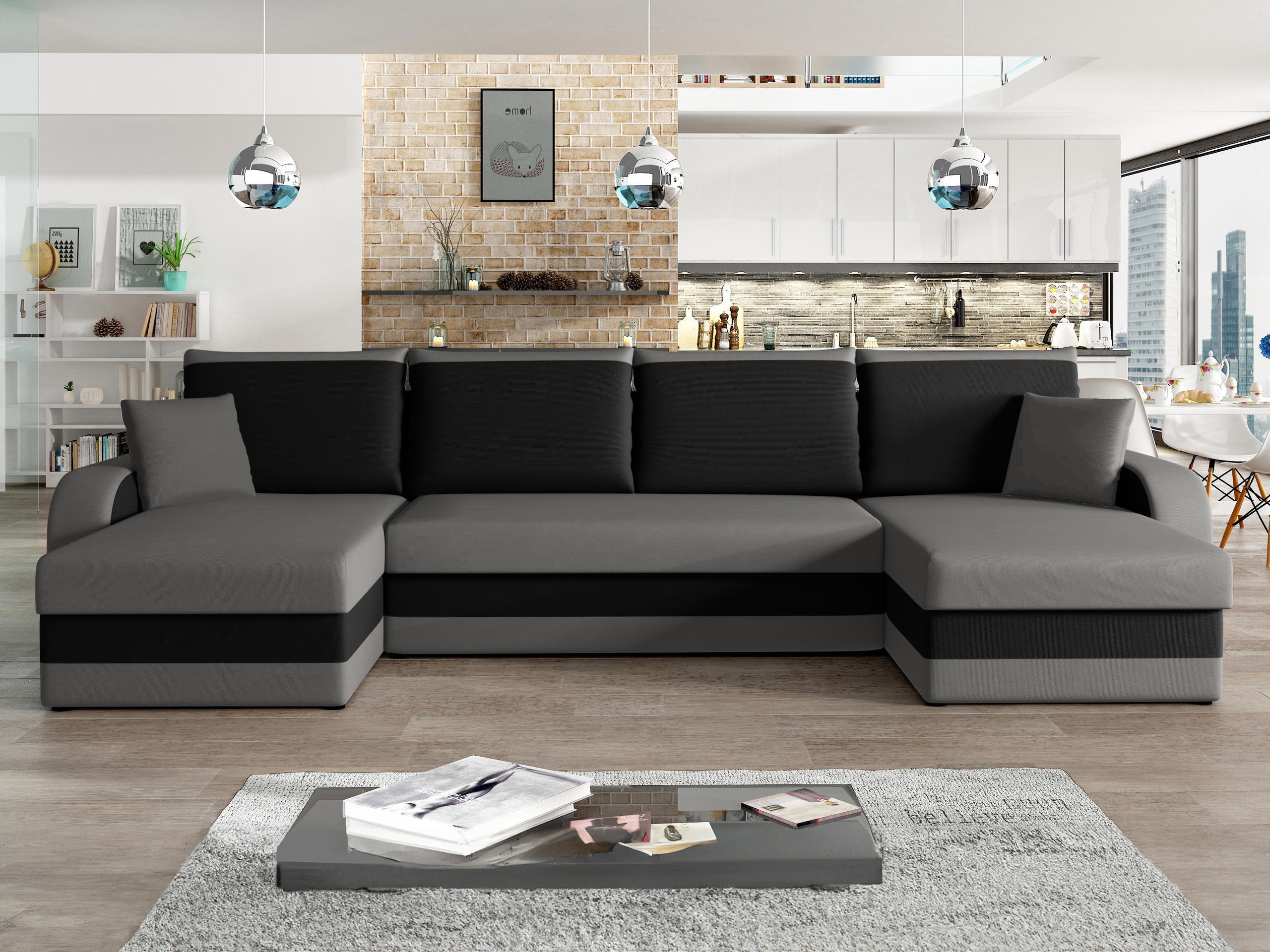 Corner sofa Comfivo Melissa IV (Alova 36 + Alova 04)