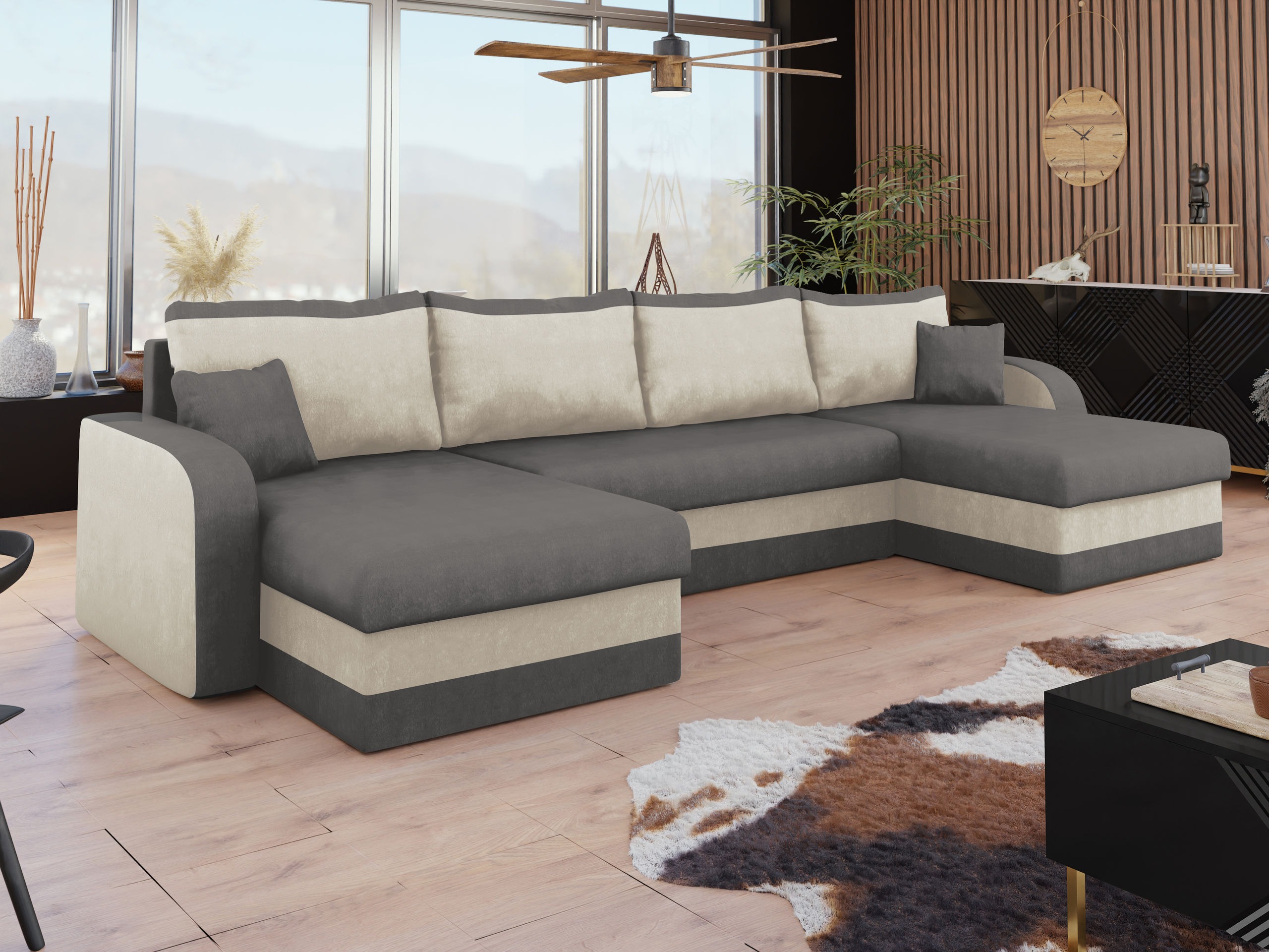 Corner sofa Comfivo Melissa IV (Alova 36 + Alova 71)