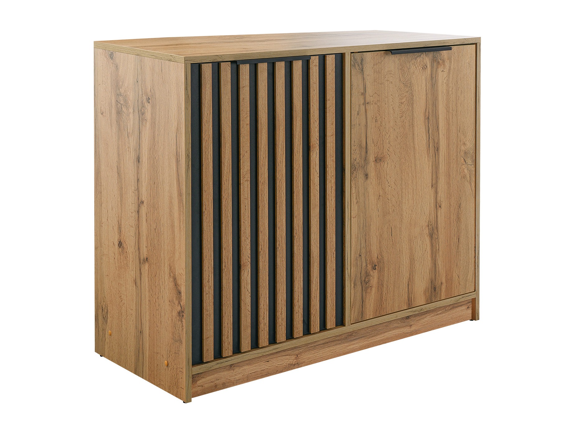Sideboard Collis III (Wotan Oak + Black)