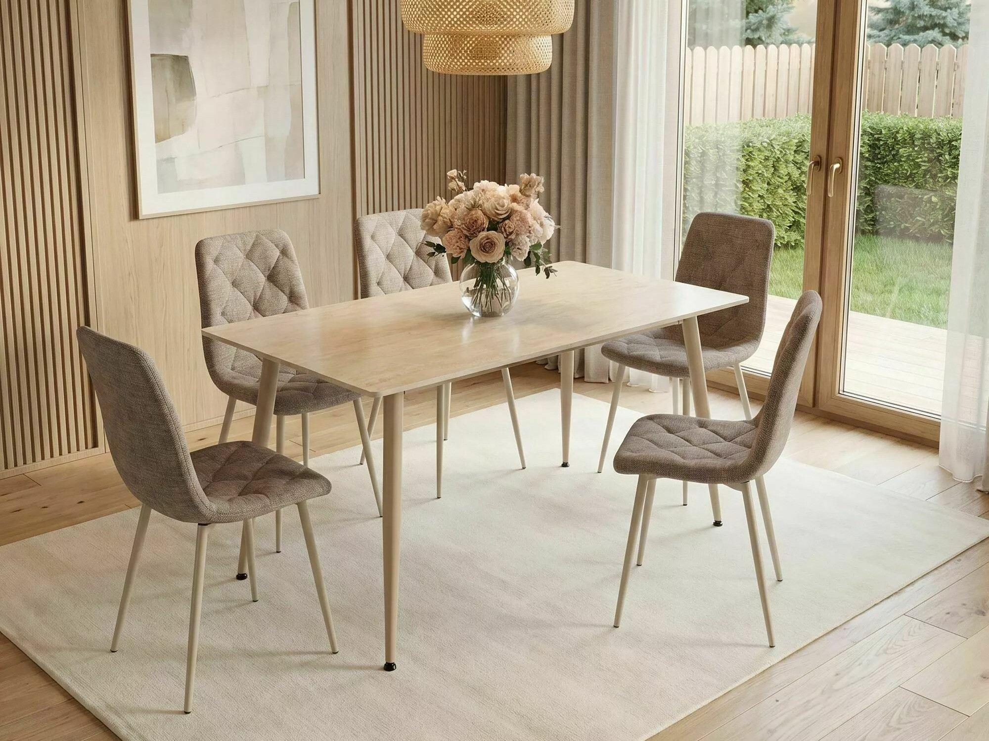 Table Detroit 779 (Light travertine + Cashmere)