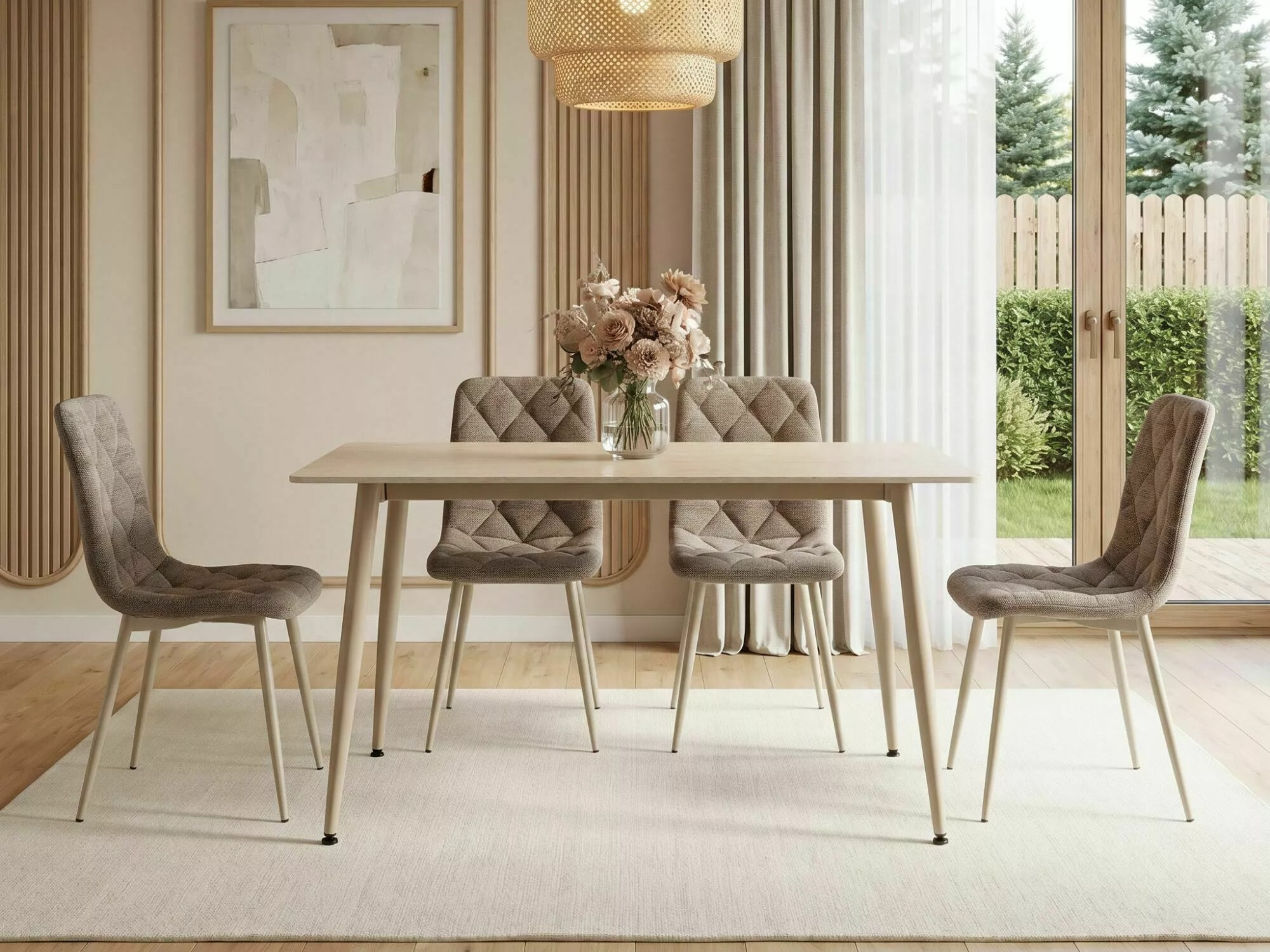Table Detroit 779 (Light travertine + Cashmere)