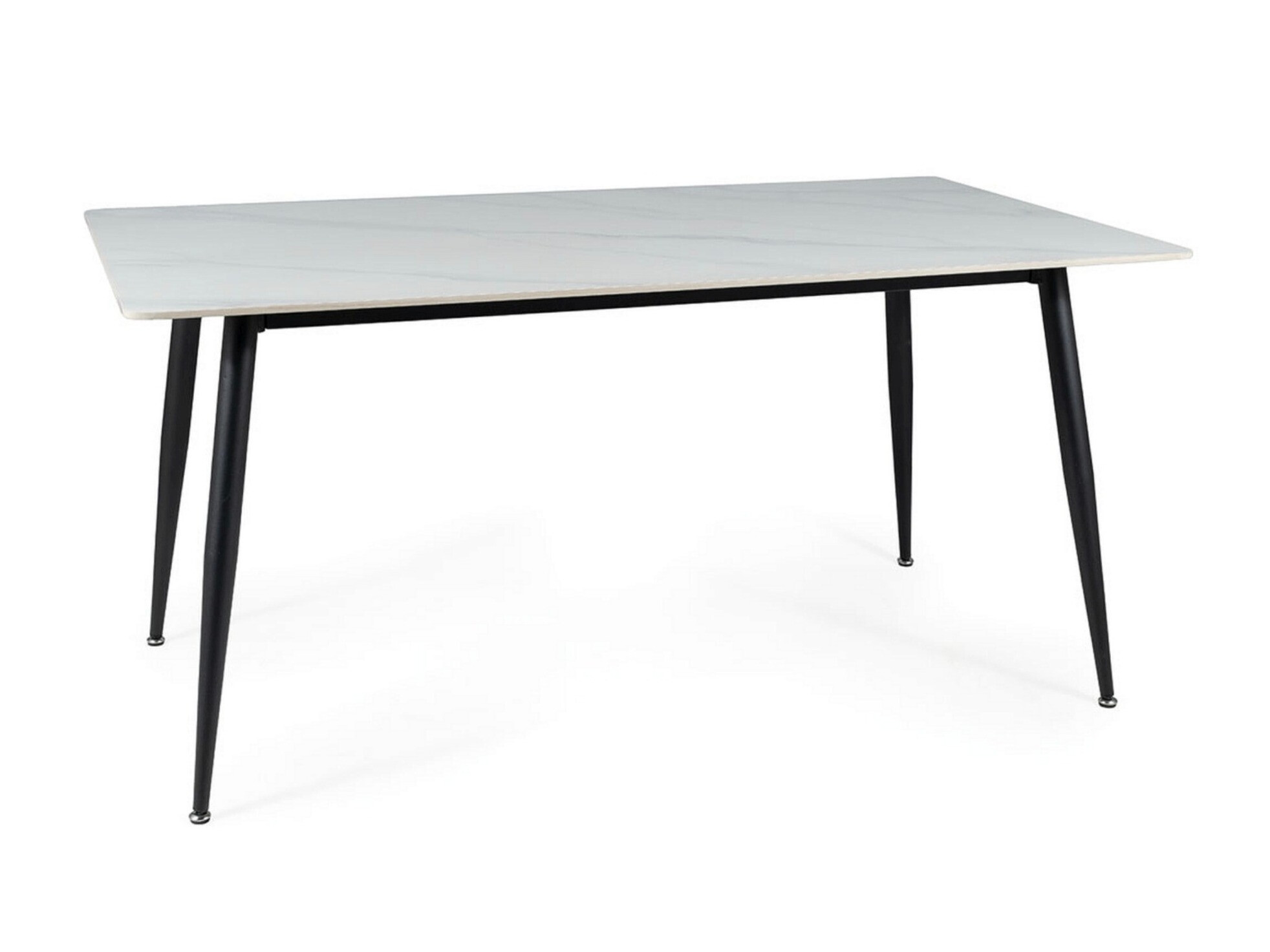 Table Detroit 779 (White marble + Black)
