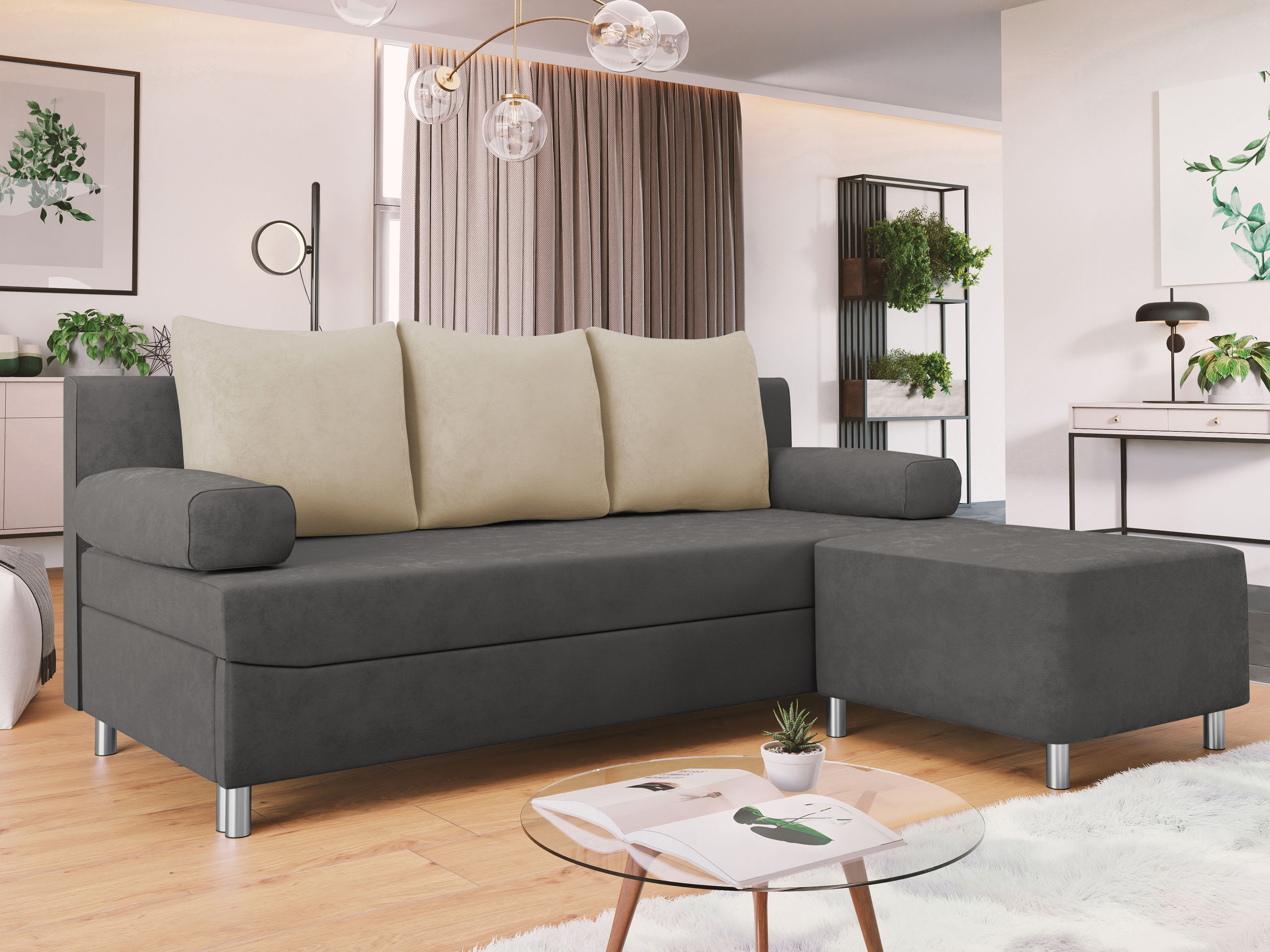 Upholstered furniture set Comfivo Artes (Alova 36 + Alova 07)