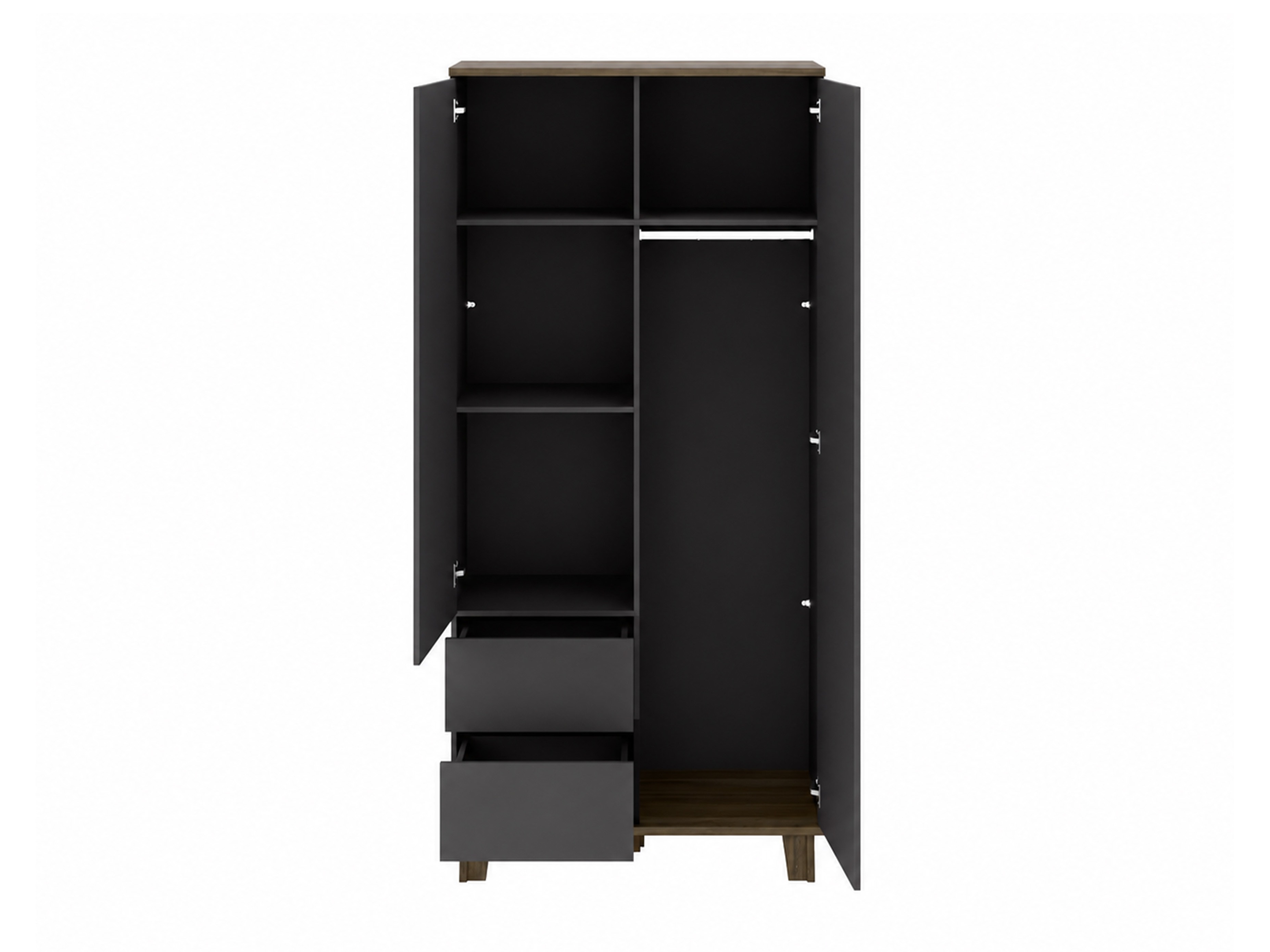 Wardrobe Evarveru 100 (Anthracite)
