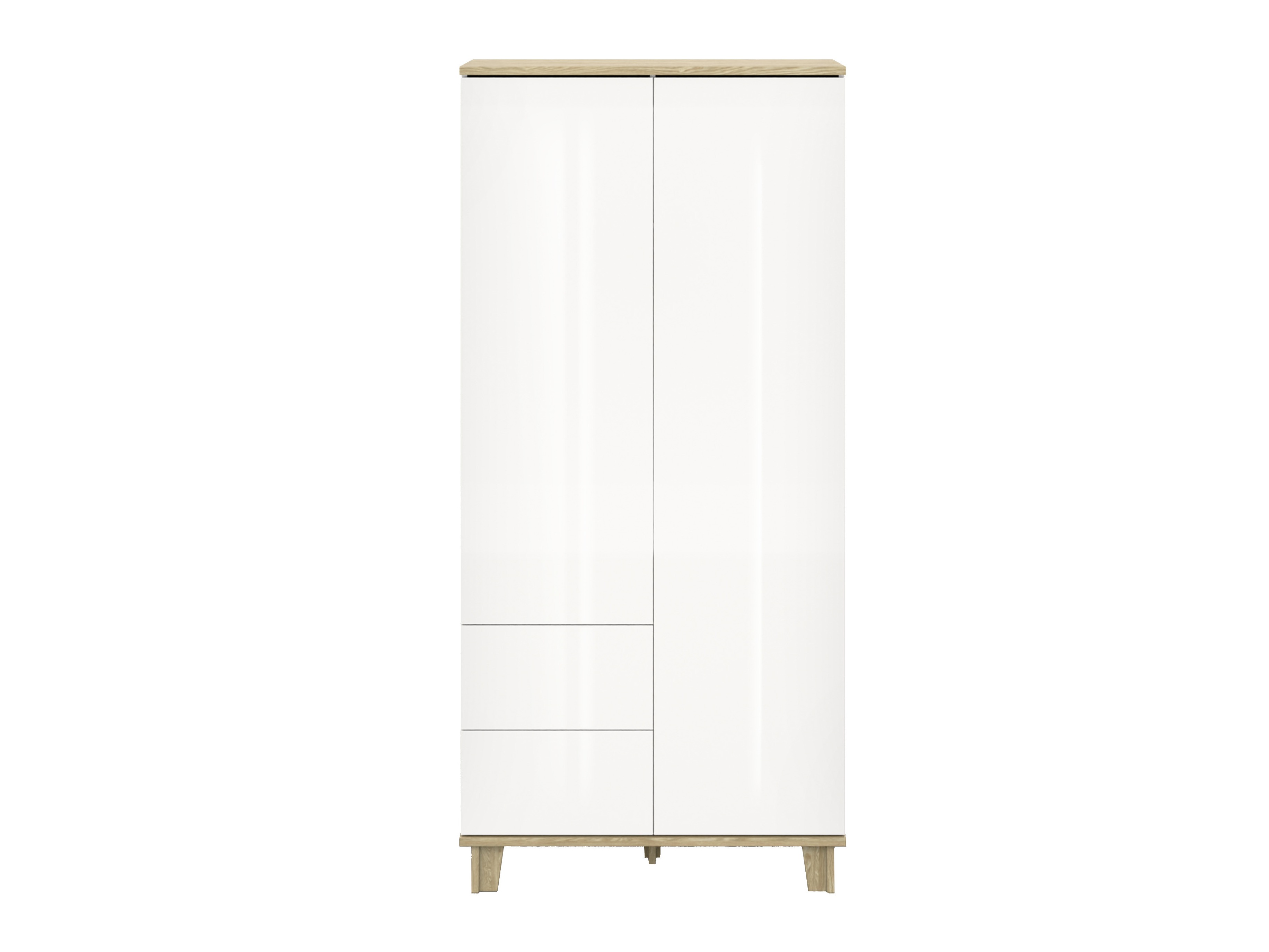 Wardrobe Evarveru 100 (Glossy white)