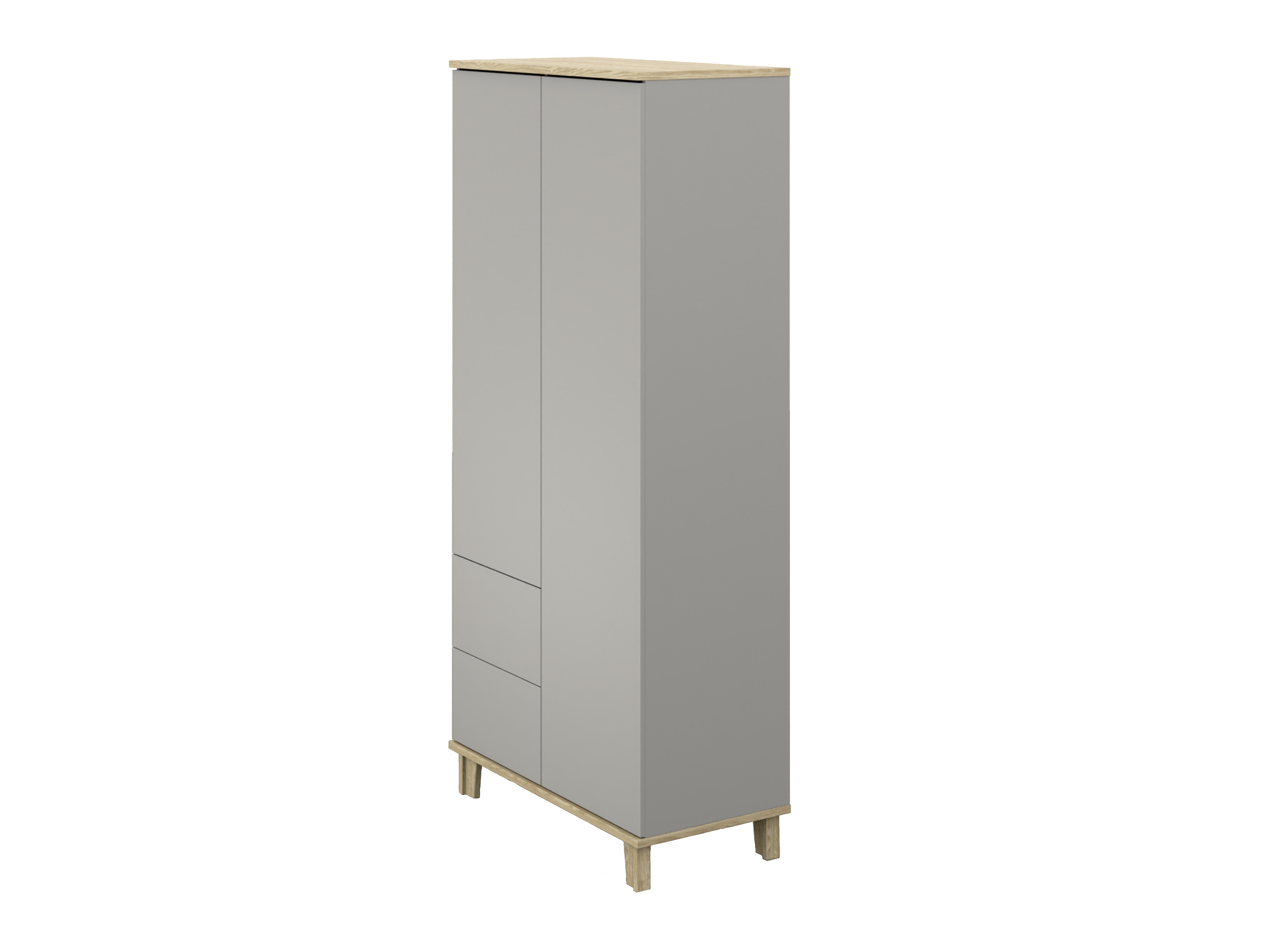 Wardrobe Evarveru 100 (Grey)