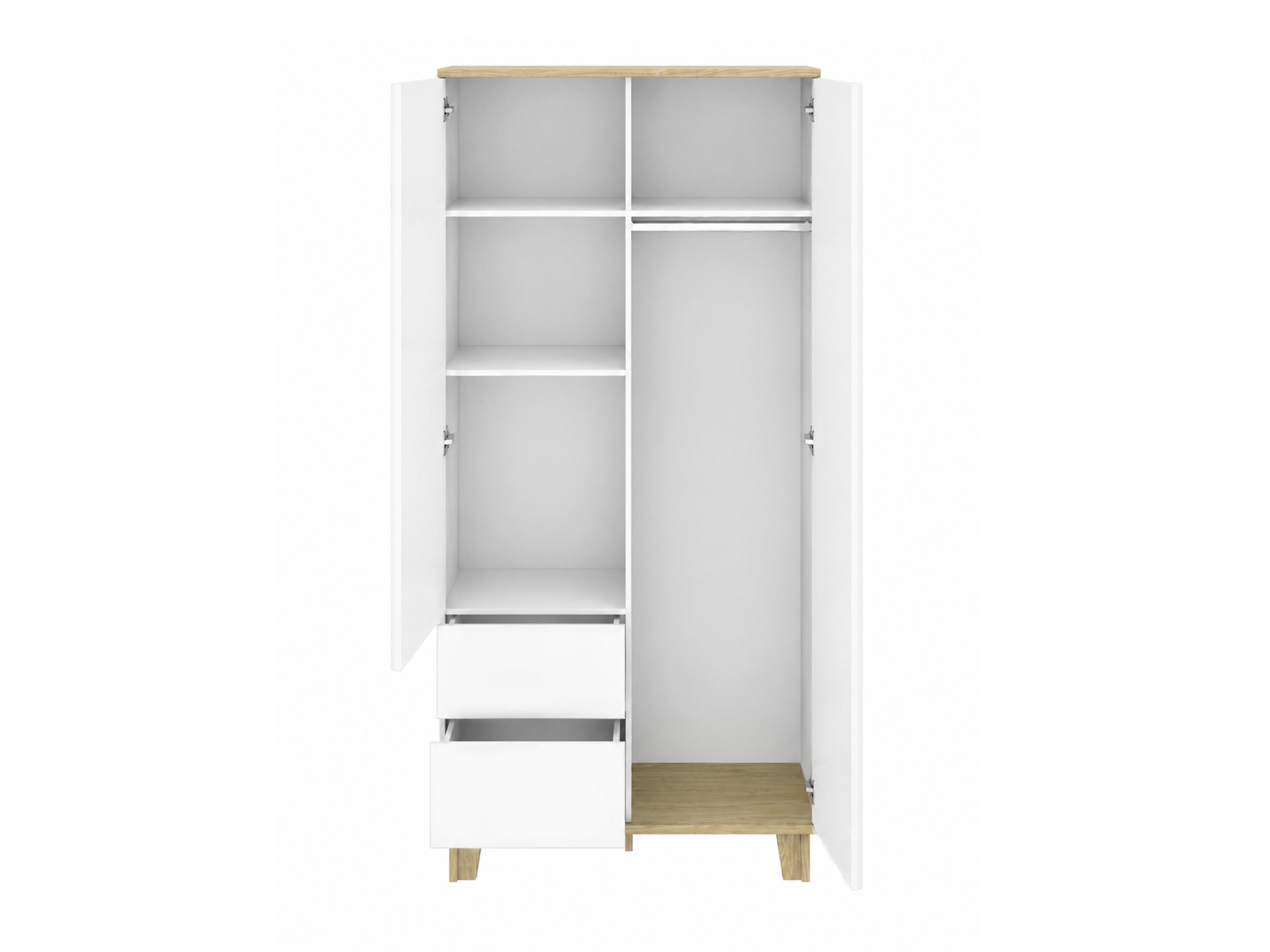Wardrobe Evarveru 100 (Matte white)