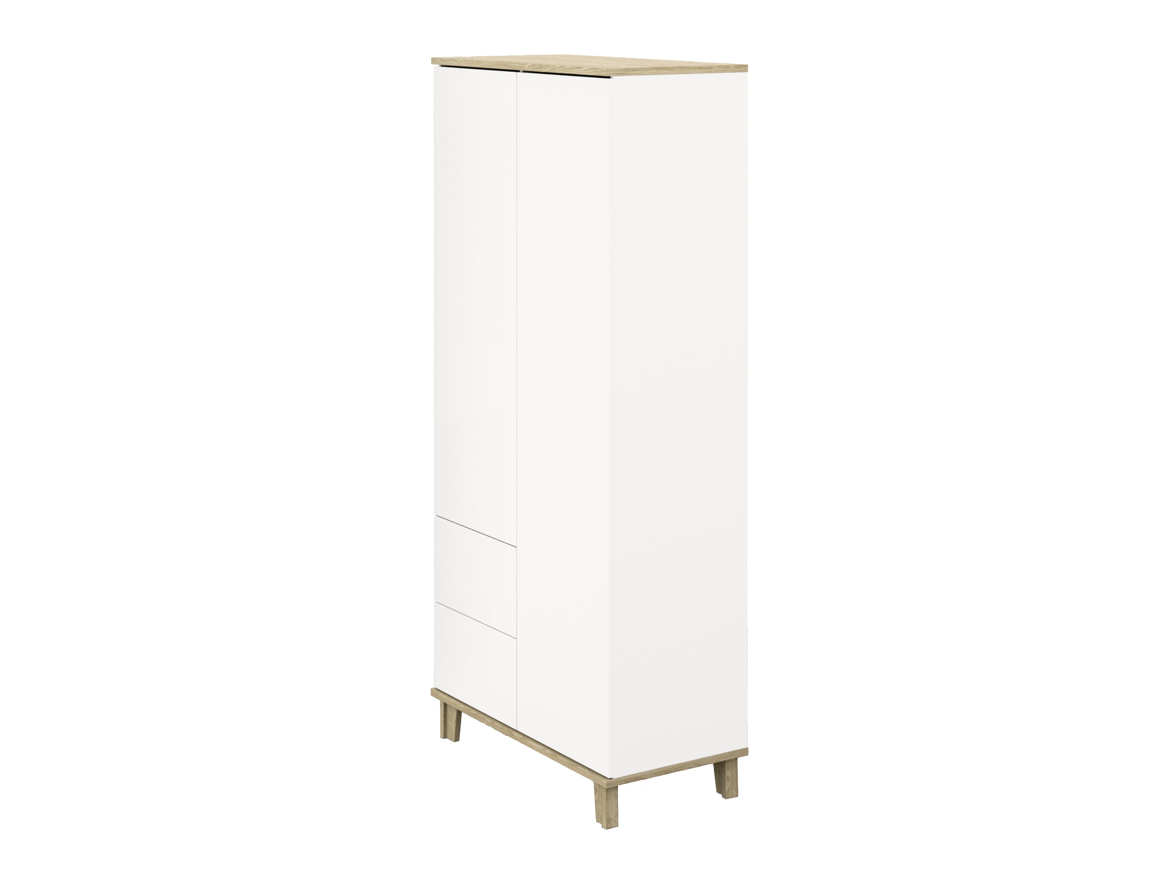 Wardrobe Evarveru 100 (Matte white)
