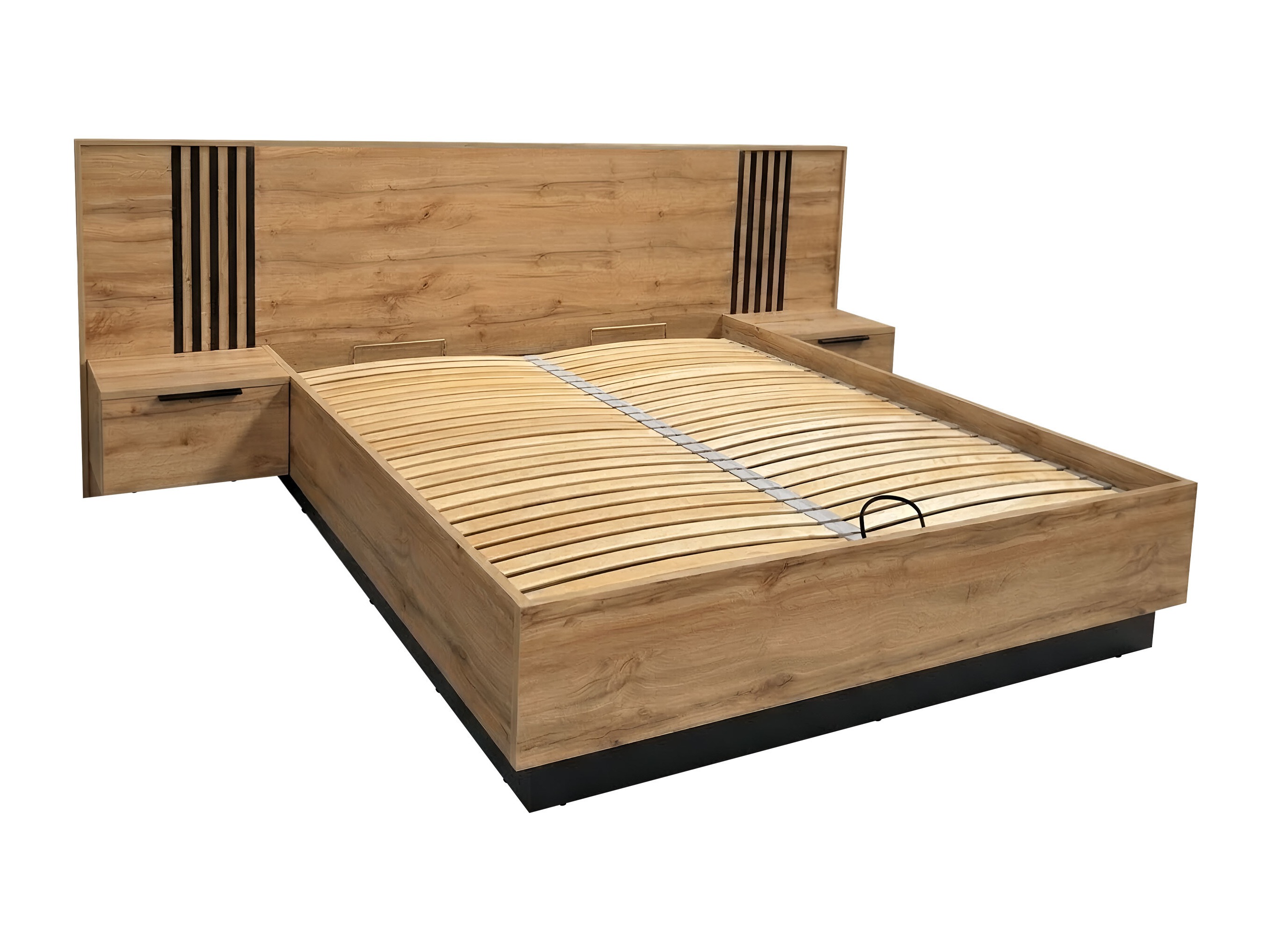 Bedroom set Collis (Wotan Oak + Black)