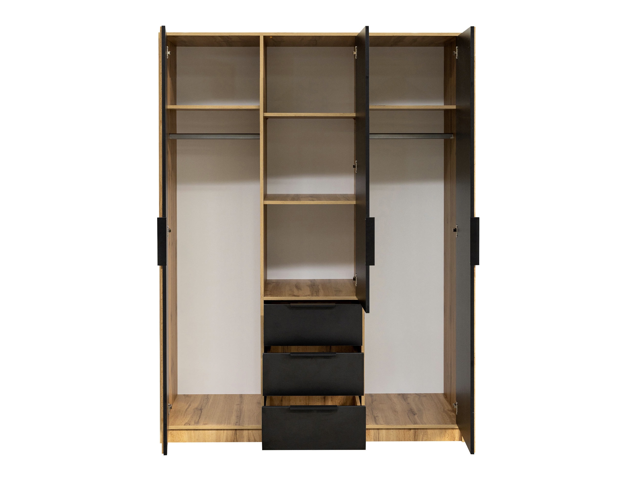 Bedroom set Collis (Wotan Oak + Black)