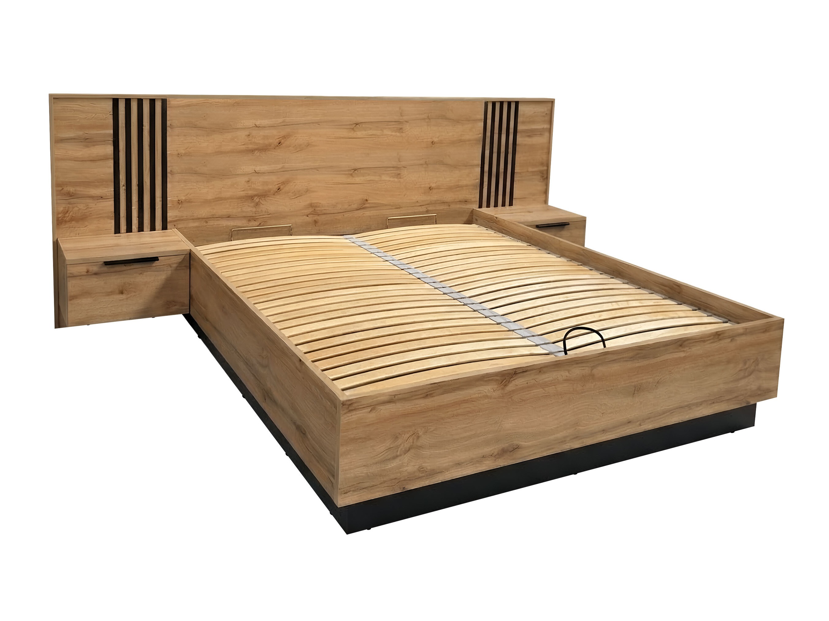 Bedroom set Collis (Wotan Oak + White)