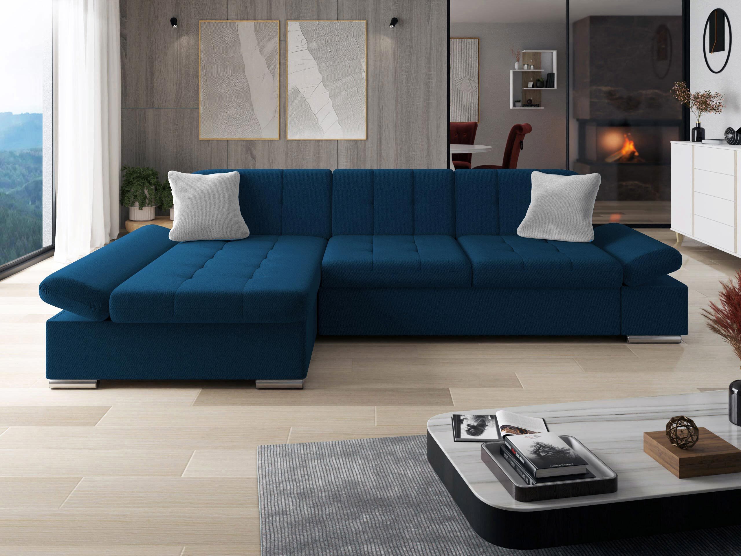 Corner sofa Comfivo Sanitas I (Kronos 09 + Paros 05)