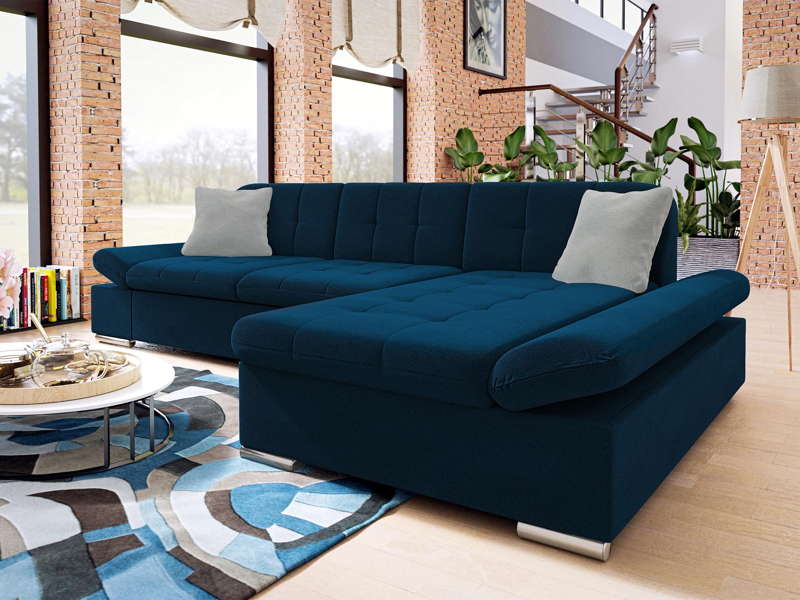 Corner sofa Comfivo Sanitas I (Kronos 09 + Paros 05)