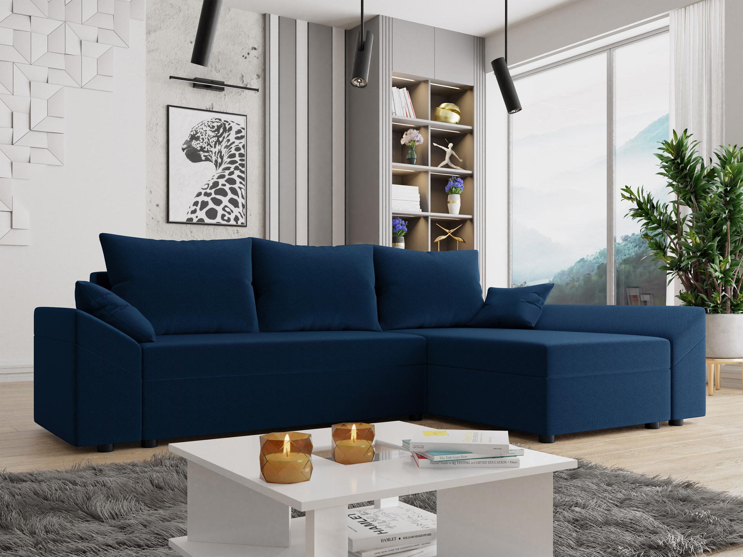 Corner sofa Memphis 130 (Kronos 09)