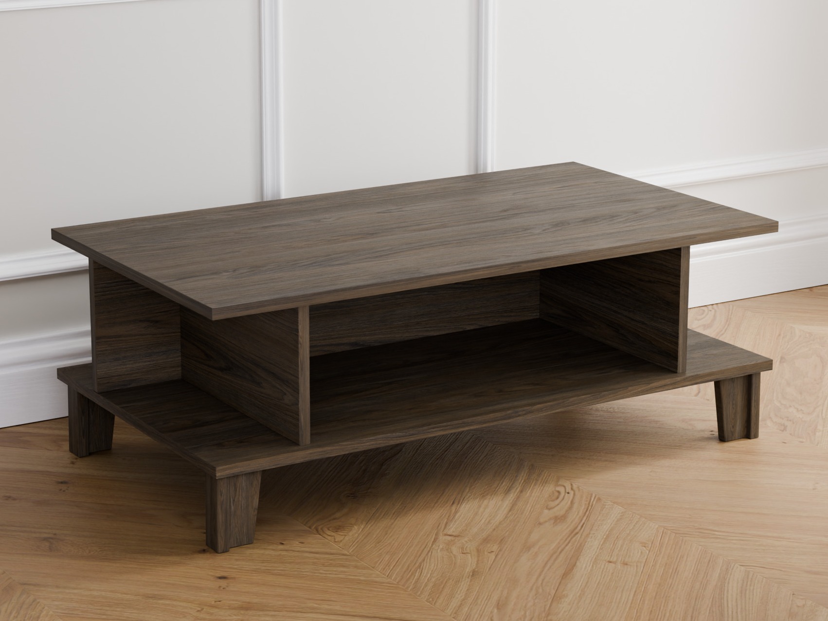 Coffee table Evarveru 103 (Dark oak)