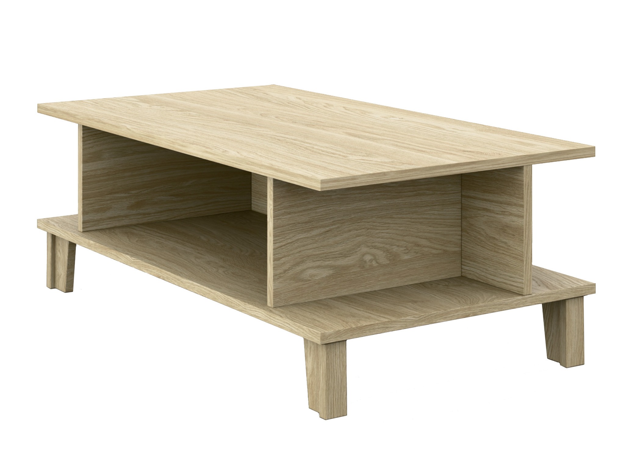Coffee table Evarveru 103 (Light oak)