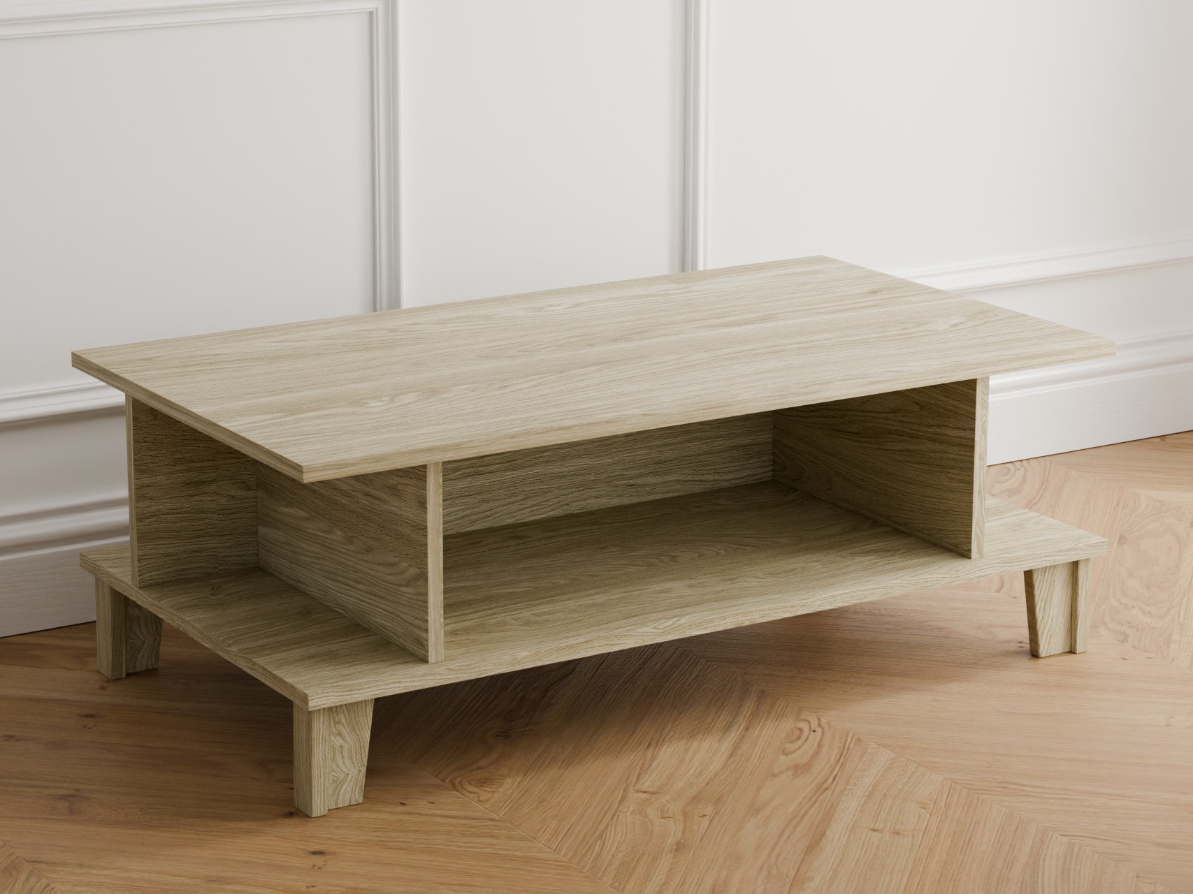 Coffee table Evarveru 103 (Light oak)