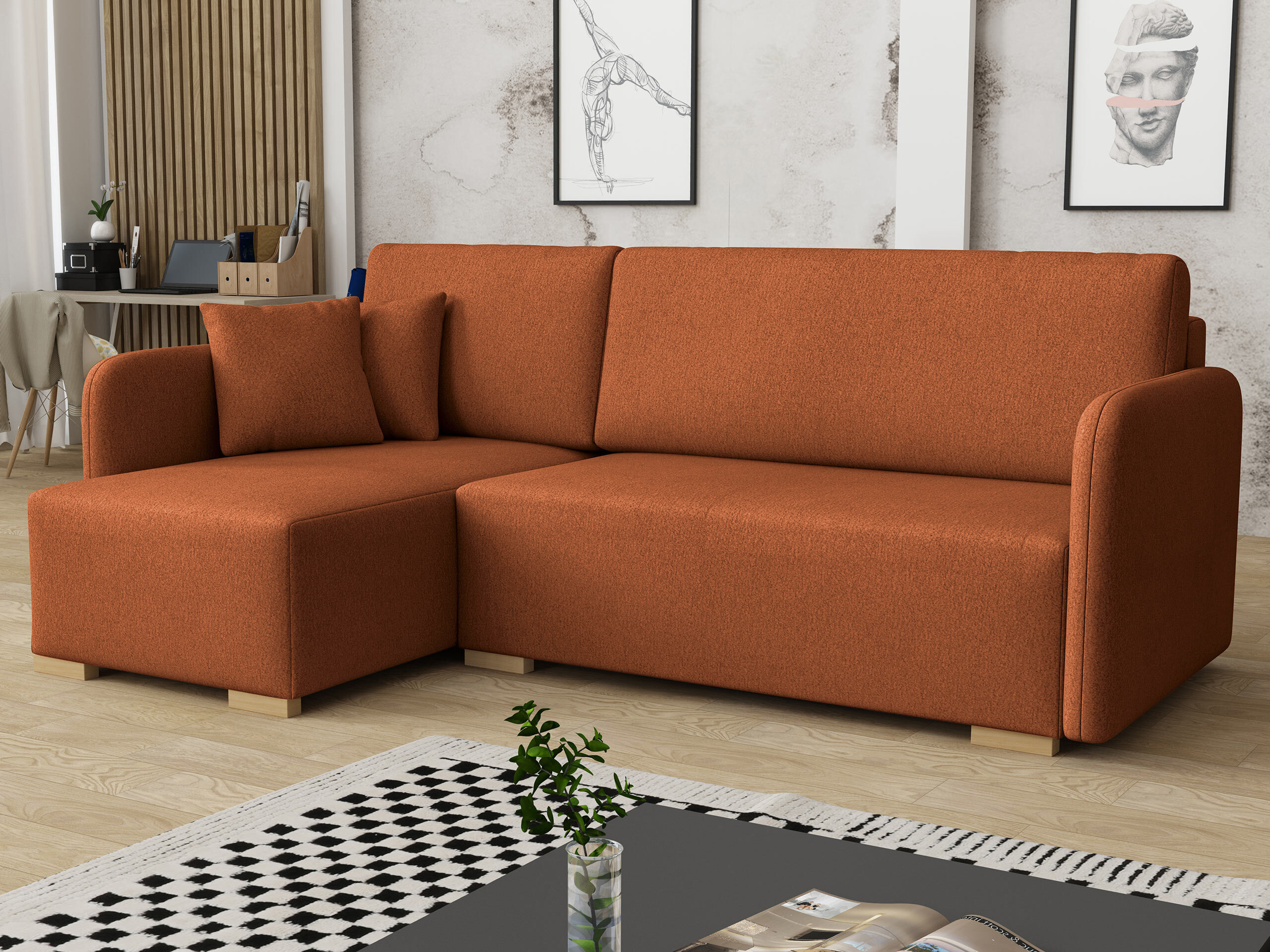 Corner sofa Columbus 245 (Velo 627)