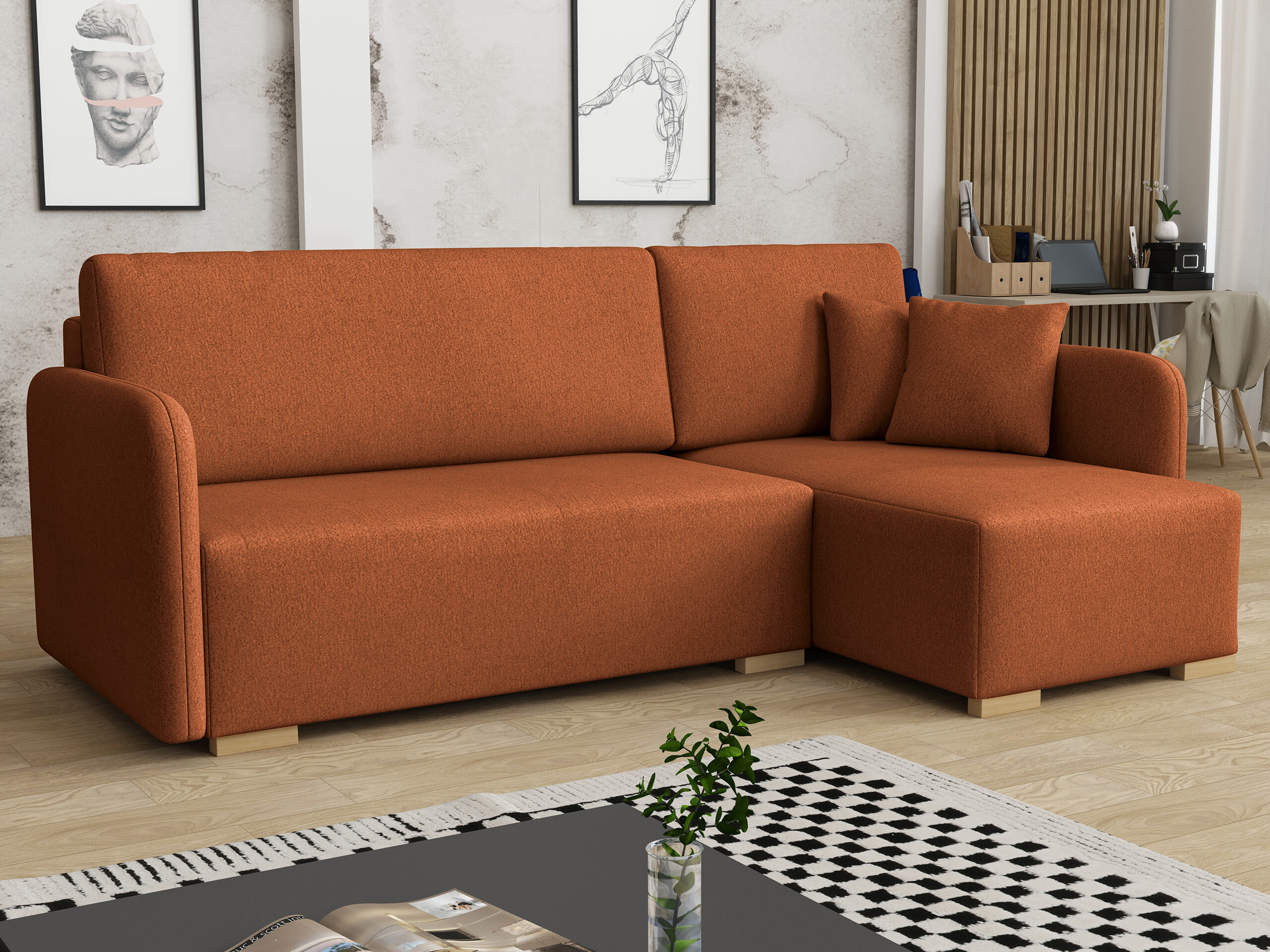 Corner sofa Columbus 245 (Velo 627)