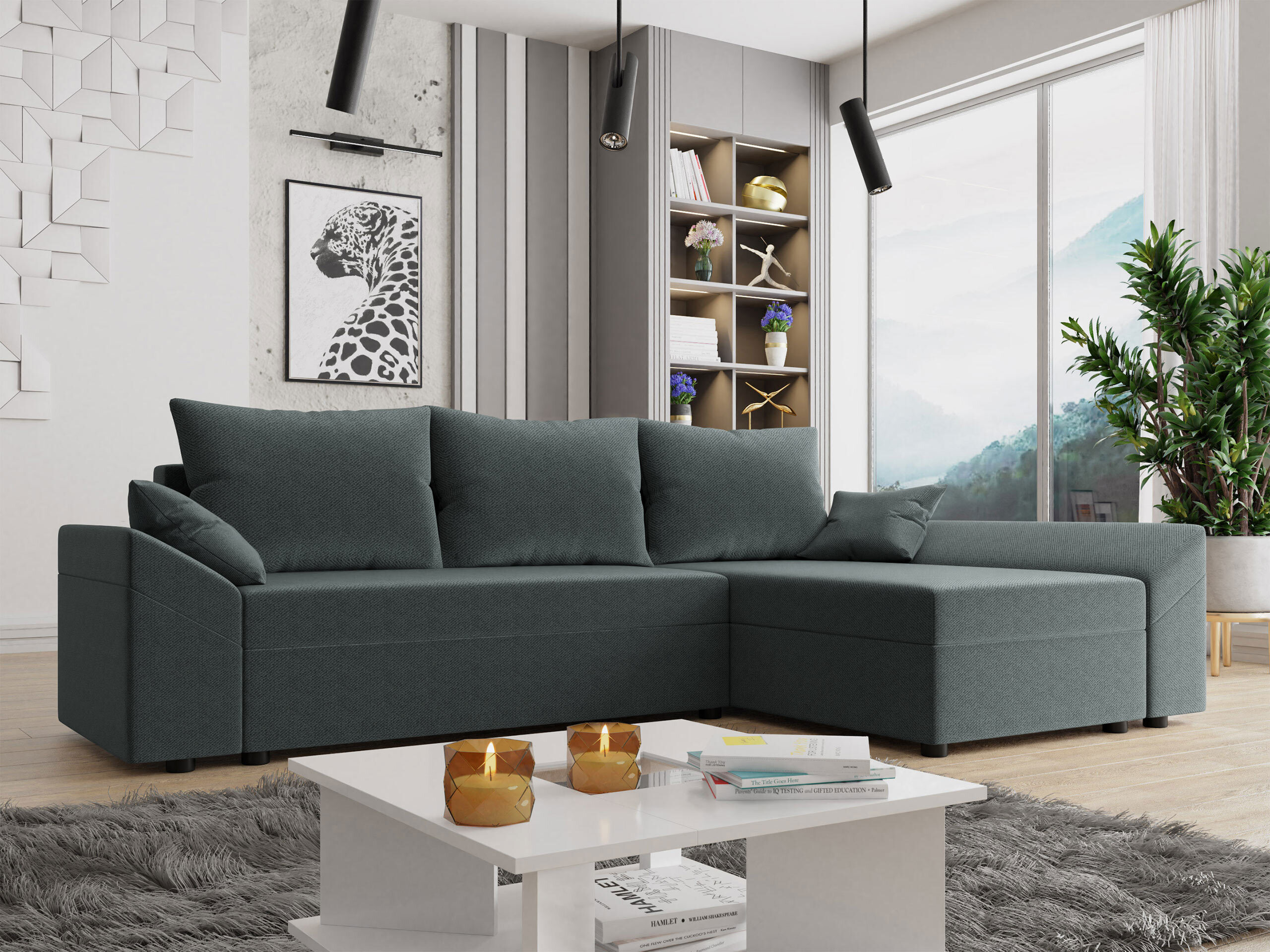 Corner sofa Memphis 130 (Paros 06)