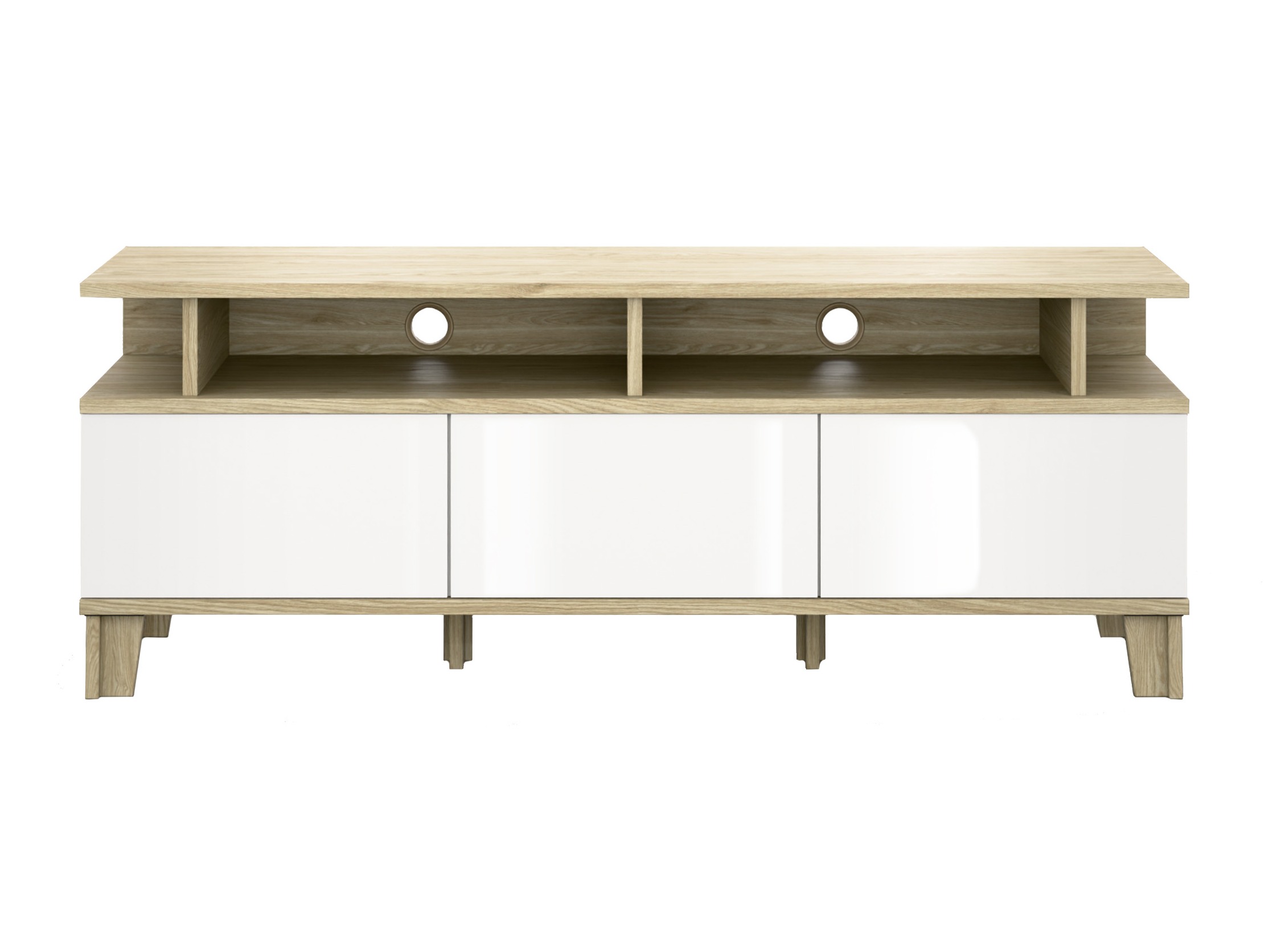 TV stand Evarveru 101 (Glossy white)