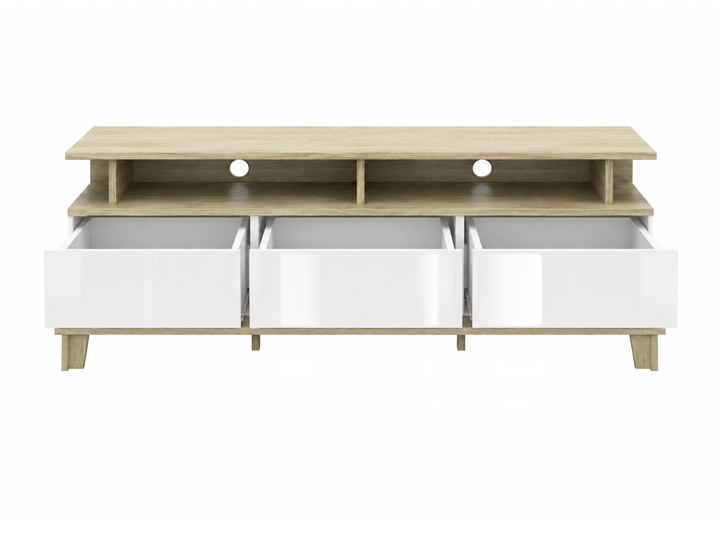 TV stand Evarveru 101 (Glossy white)