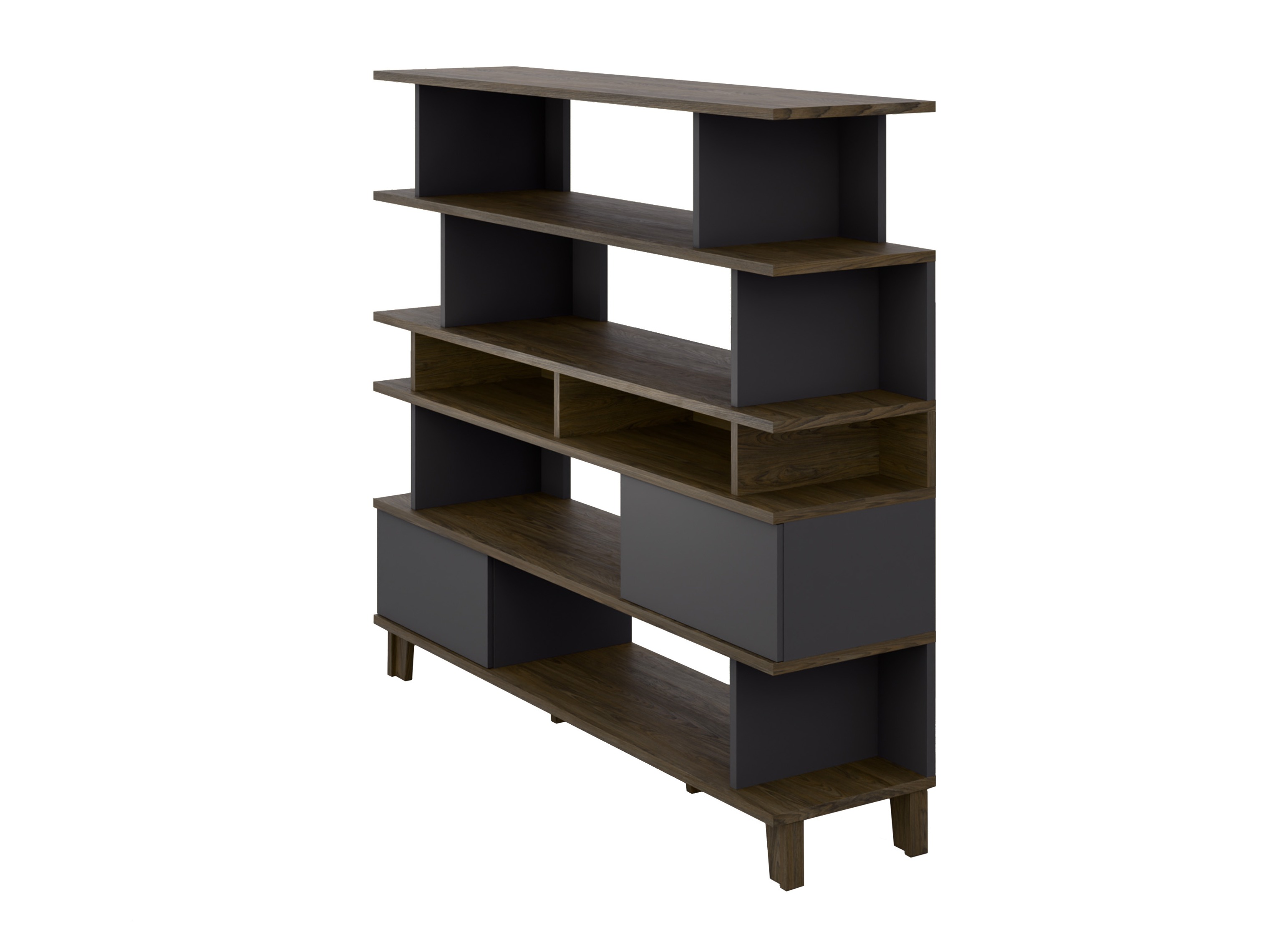 Bookcase Evarveru 104 (Anthracite)